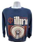 (Mens Medium) 1989 Fighting Illini Chief Crewneck