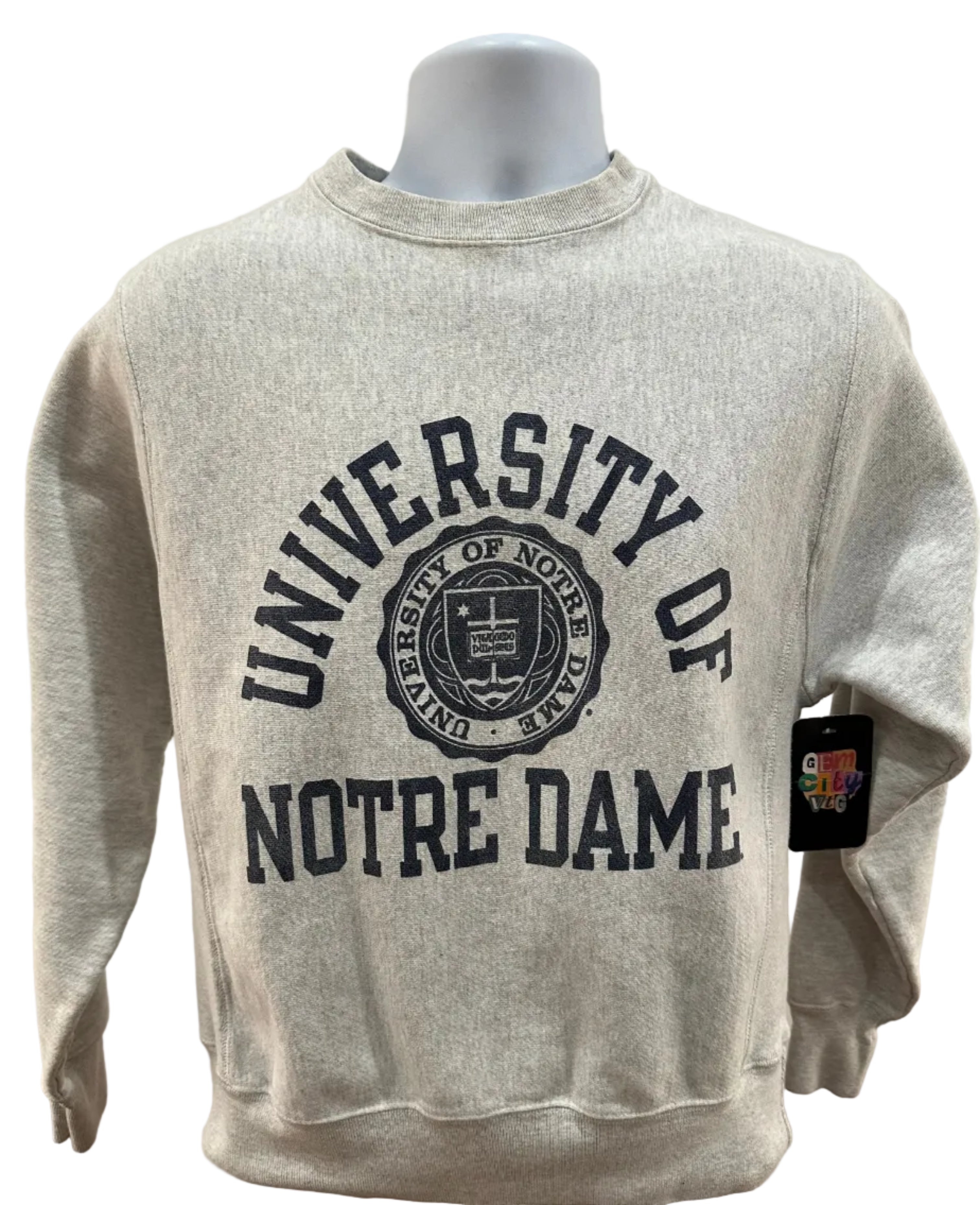 (Mens Small) 90s Notre Dame Champion Reverse Weave