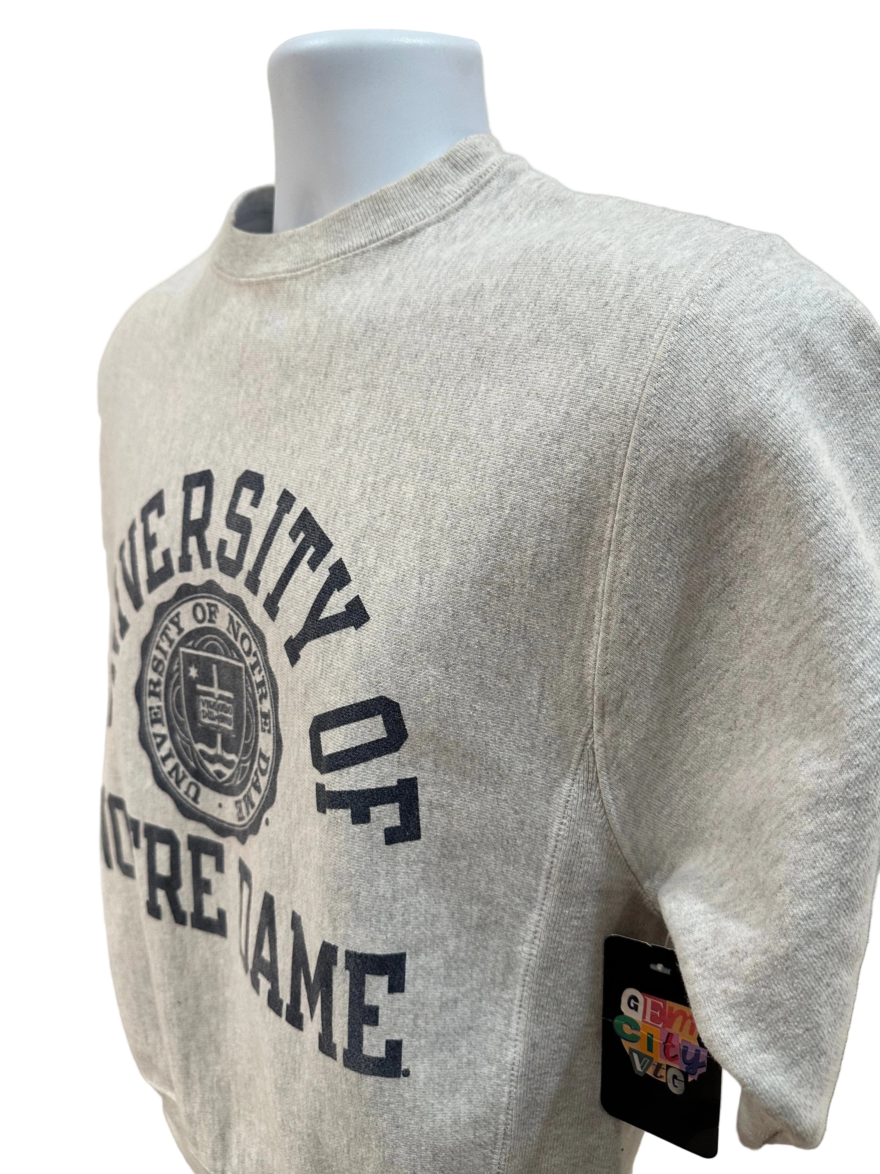 (Mens Small) 90s Notre Dame Champion Reverse Weave