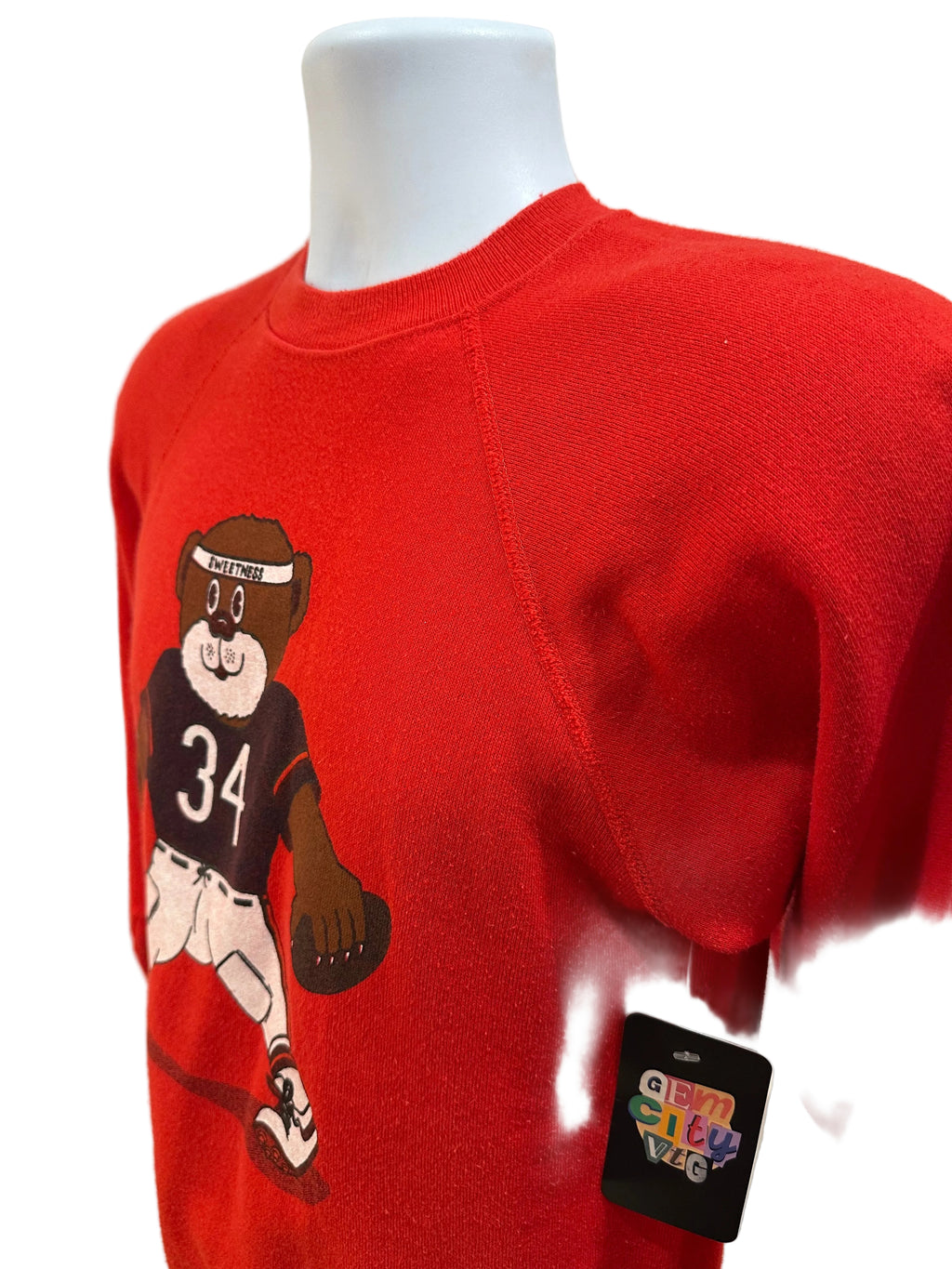 (Mens Small) 1980s "Sweetness" Walter Payton Chicago Bears Crew