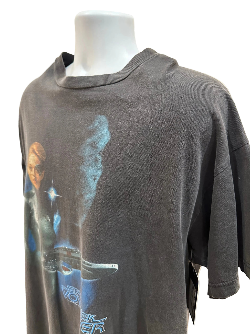 (Mens Large) 1998 Star Trek Voyager Promo Short Sleeve
