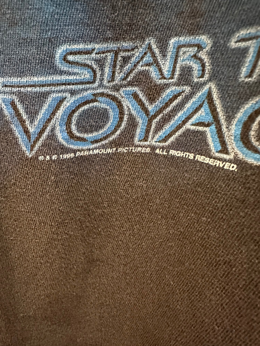 (Mens Large) 1998 Star Trek Voyager Promo Short Sleeve