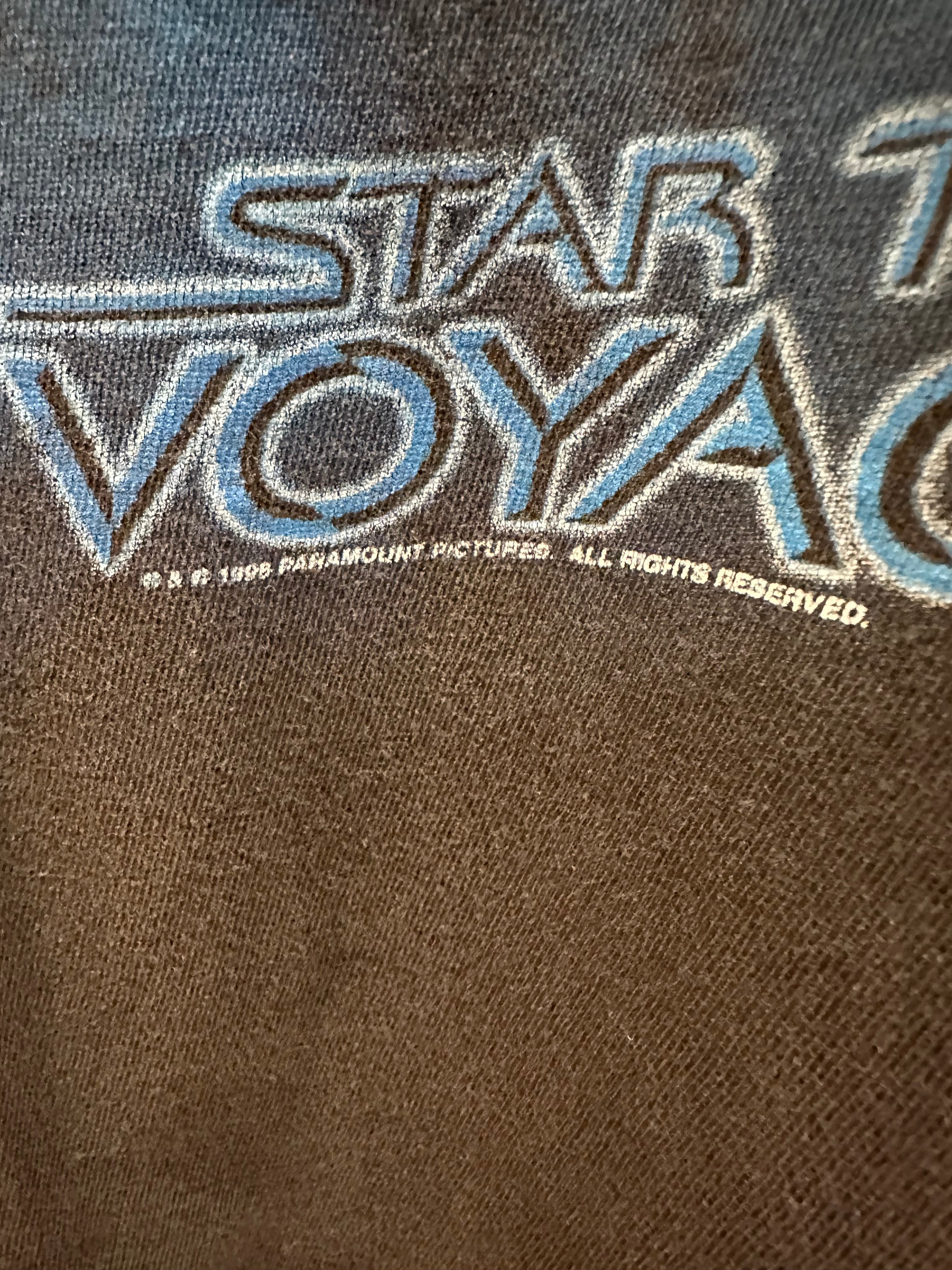 (Mens Large) 1998 Star Trek Voyager Promo Short Sleeve