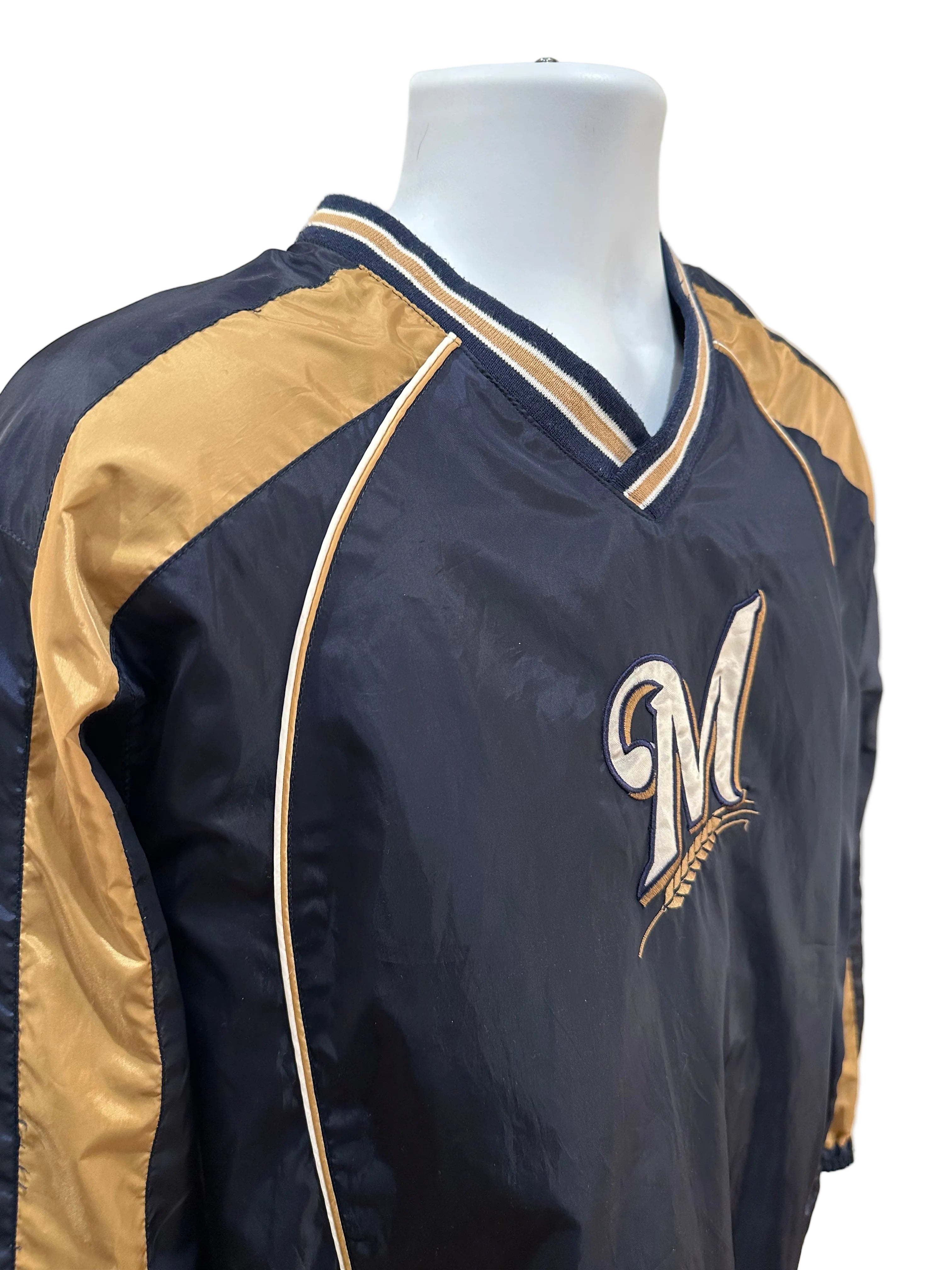 (Men's Medium) 2000s Milwaukee Brewers Pullover