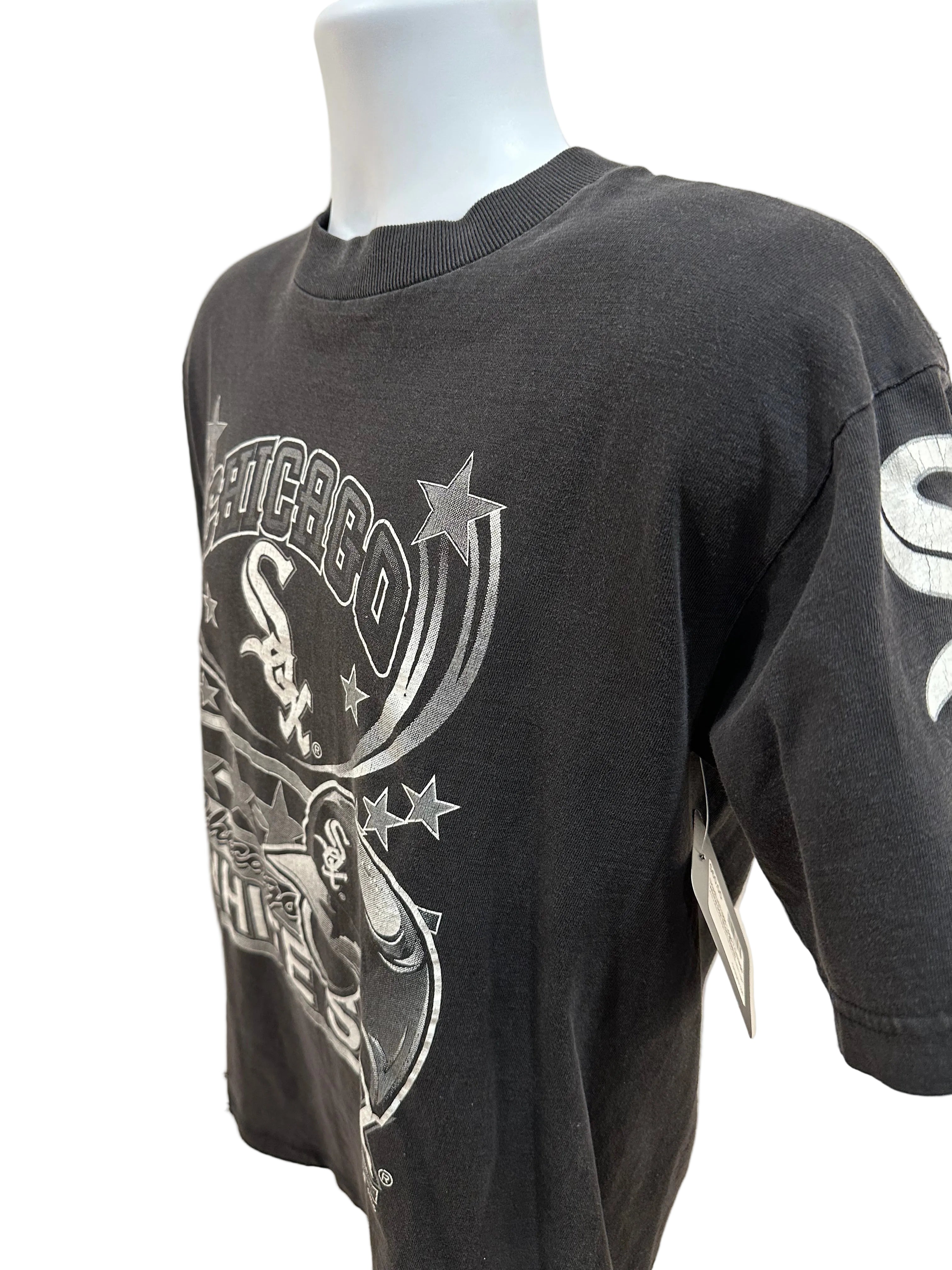 (Men's Medium) 1995 Logo 7 Chicago White Sox Short Sleeve