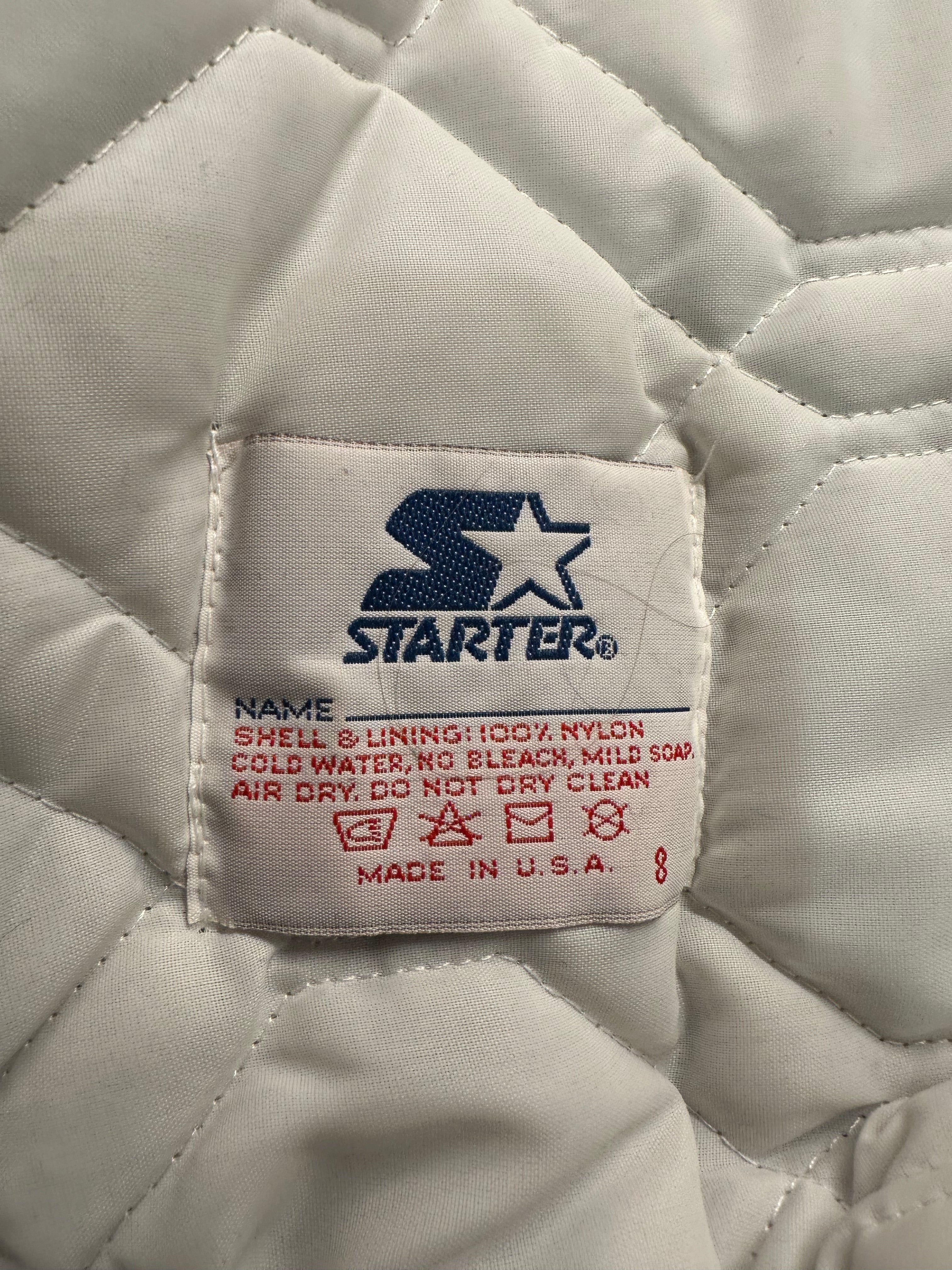 (Men's Large) 90s Chicago White Sox Starter Satin Bomber