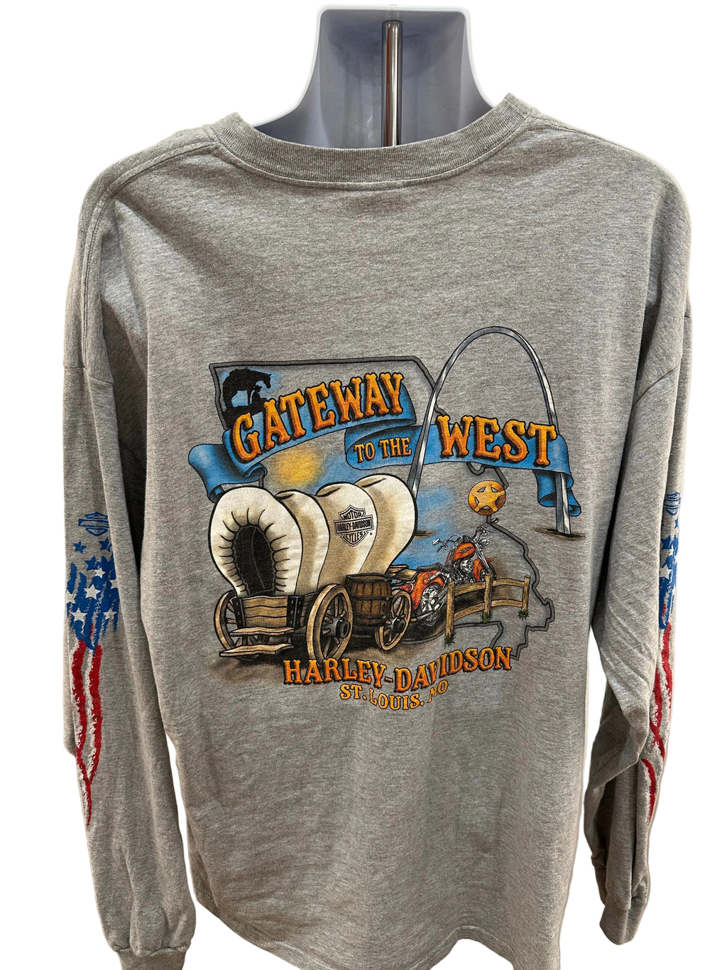 (Mens 2X) 2000s Harley Davidson Long Sleeve