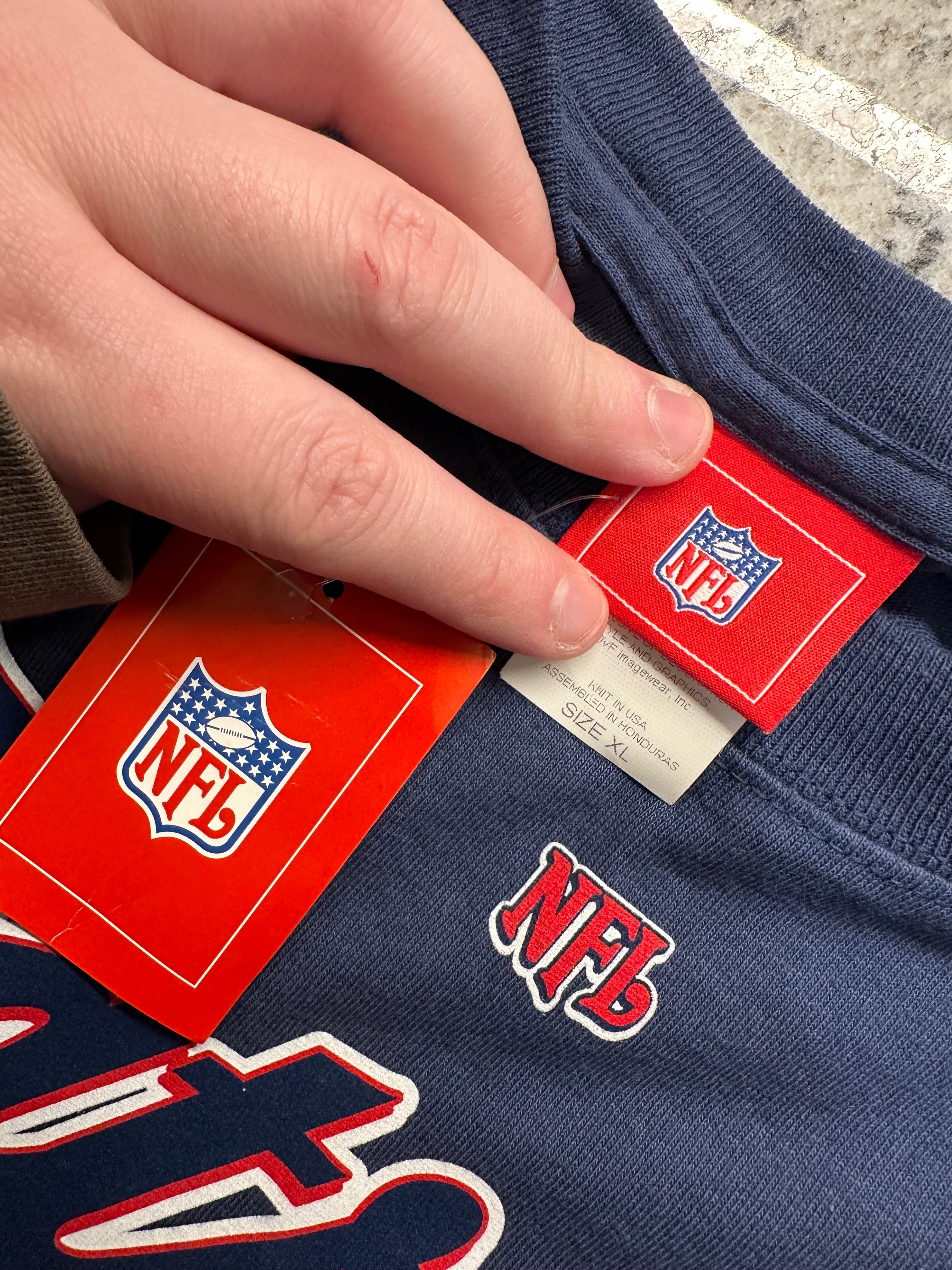 (Mens XL) NWT 2000s New England Patriots Short Sleeve
