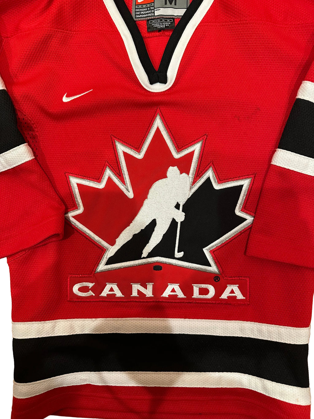 (Kids Medium) Y2K Team Canada Nike Hockey Jersey