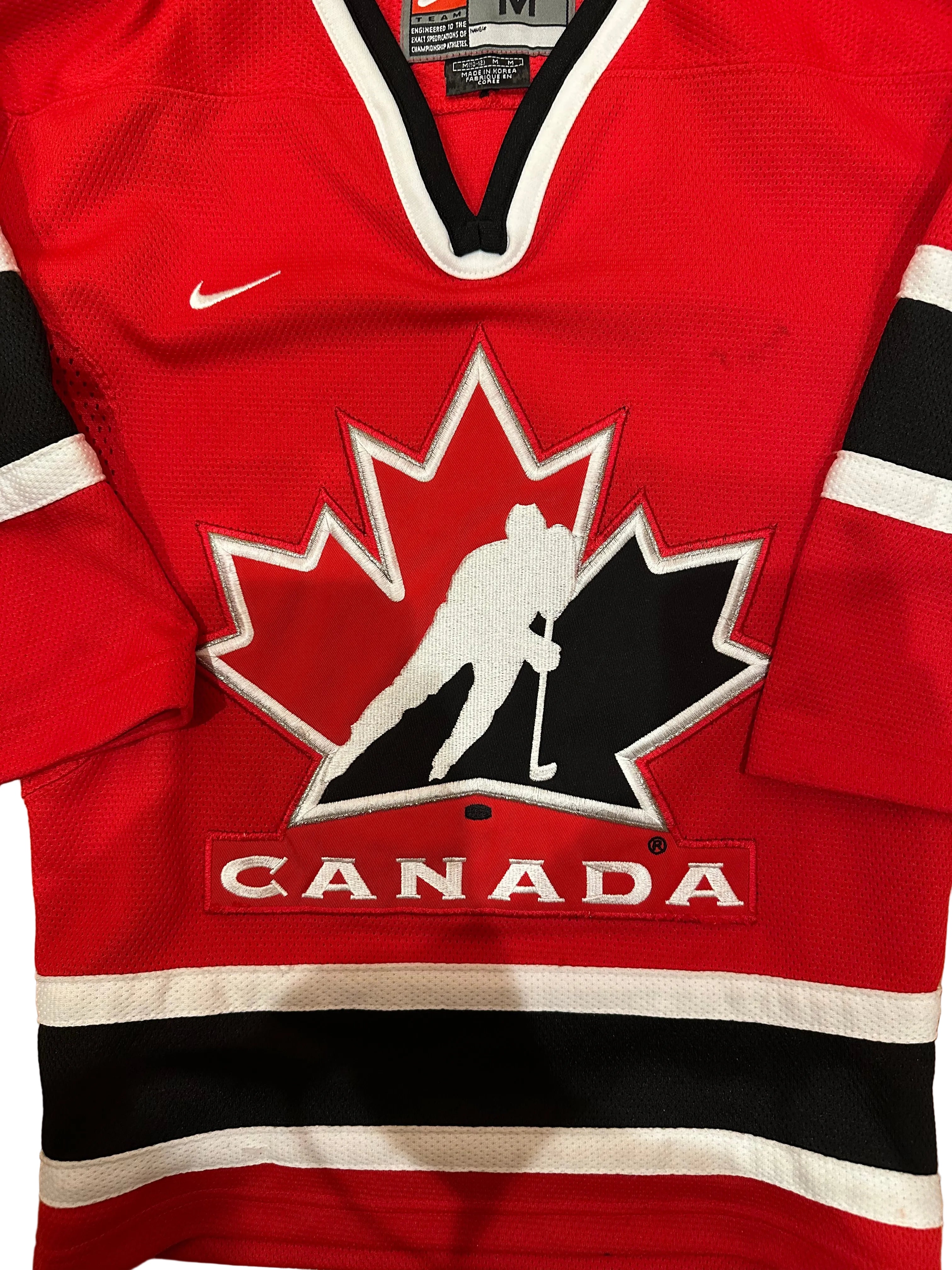 (Kids Medium) Y2K Team Canada Nike Hockey Jersey