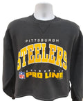 (Mens XL) 1995 Russell Pittsburgh Steelers Cropped Crewneck
