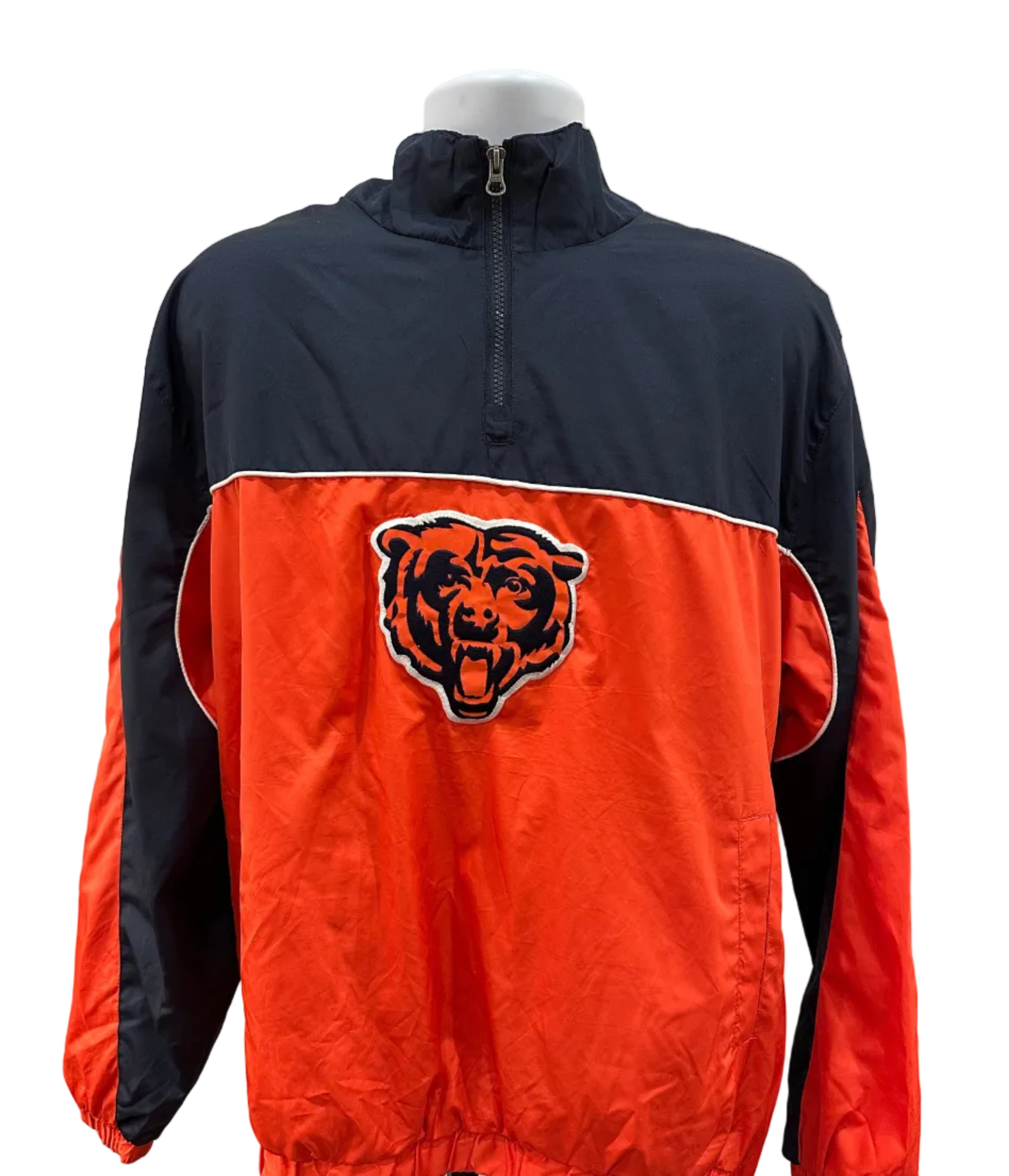 (Men's XL) 2000s Chicago Bears Pullover Windbreaker
