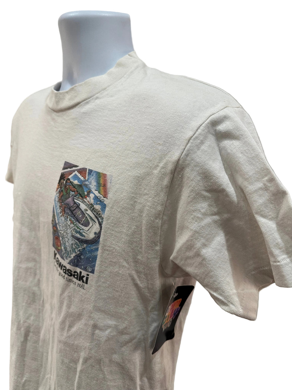 (Mens Medium) 90s Kawasaki Jet Ski Promo Short Sleeve