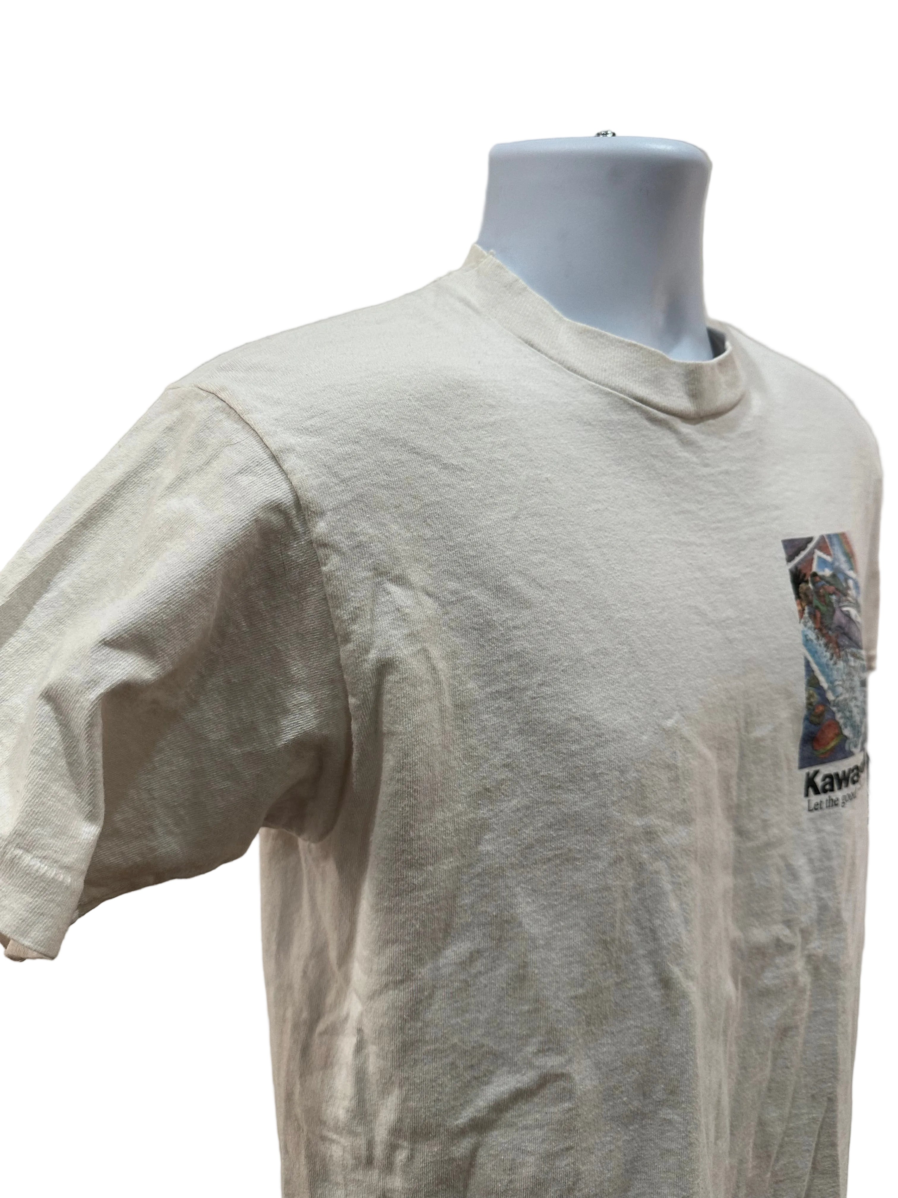 (Mens Medium) 90s Kawasaki Jet Ski Promo Short Sleeve