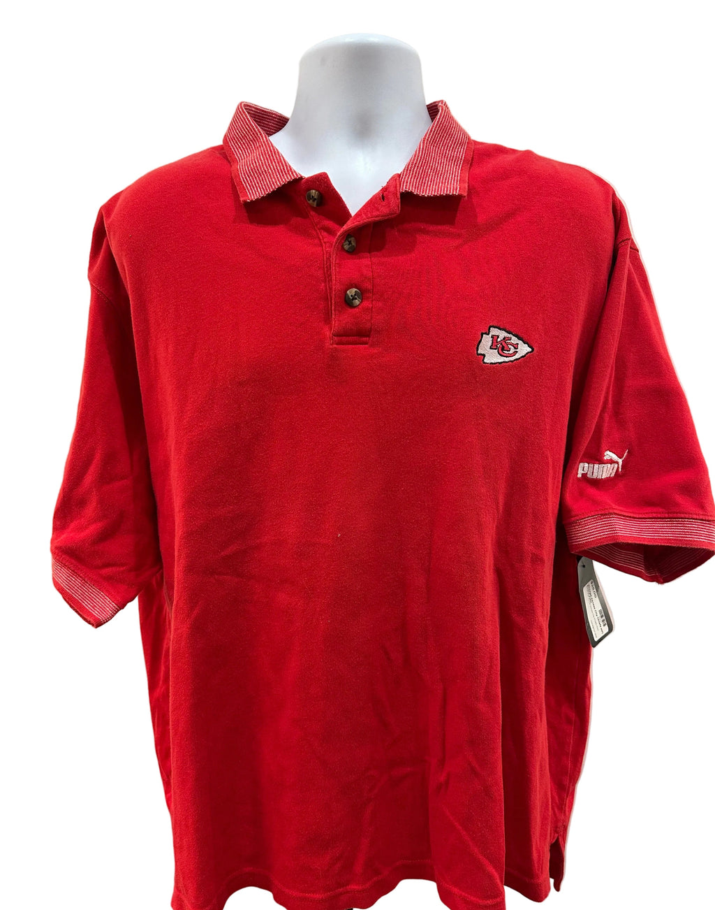 (Mens XL) 2000s Kansas City Chiefs NFL Puma Polo