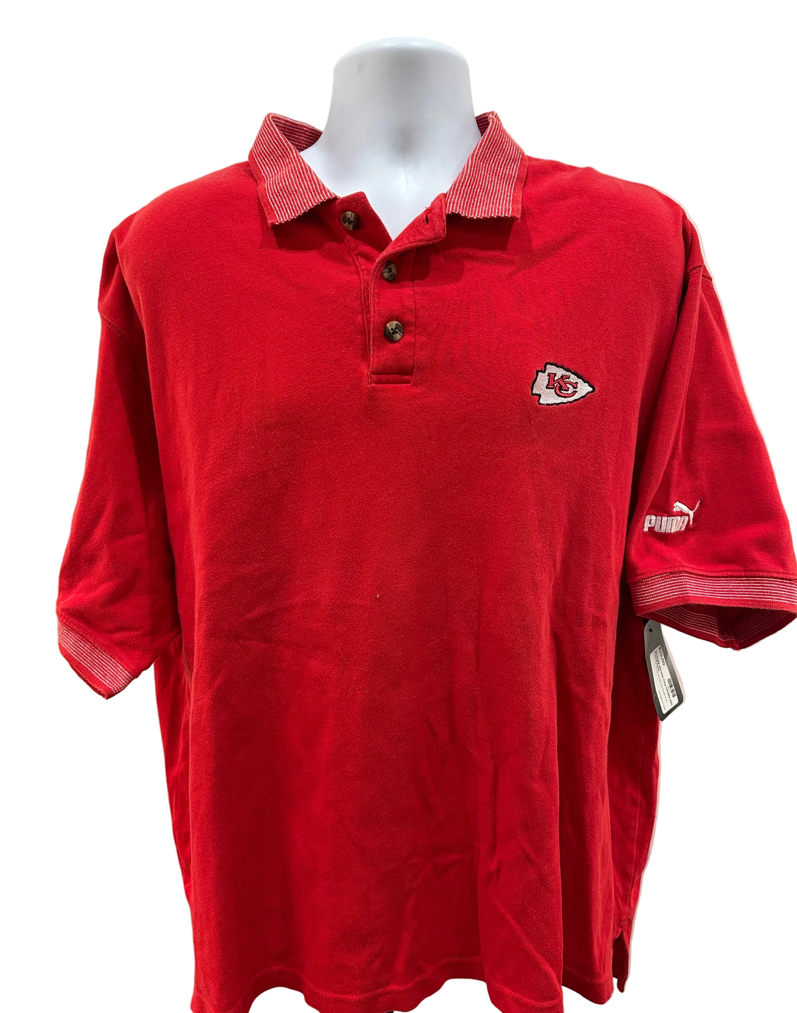 (Mens XL) 2000s Kansas City Chiefs NFL Puma Polo