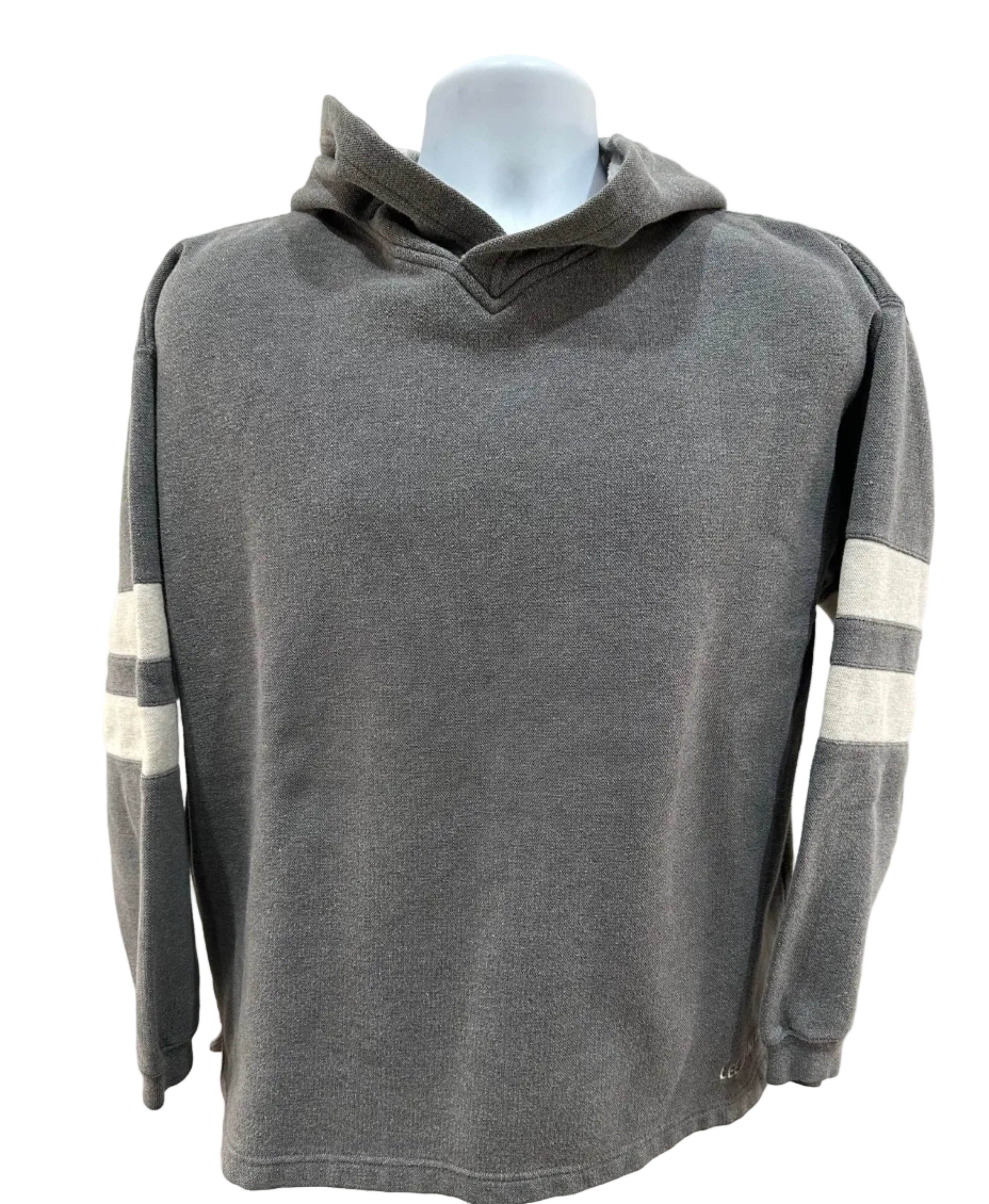(Men's Medium) 90s Lee Jeans Striped Hoodie