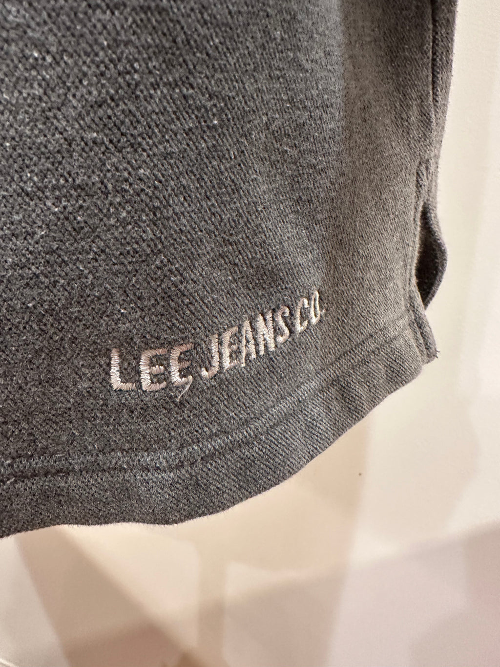 (Men's Medium) 90s Lee Jeans Striped Hoodie