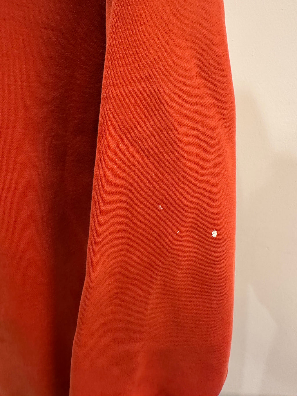 (Men's XL) 90s Orange Polo Crewneck