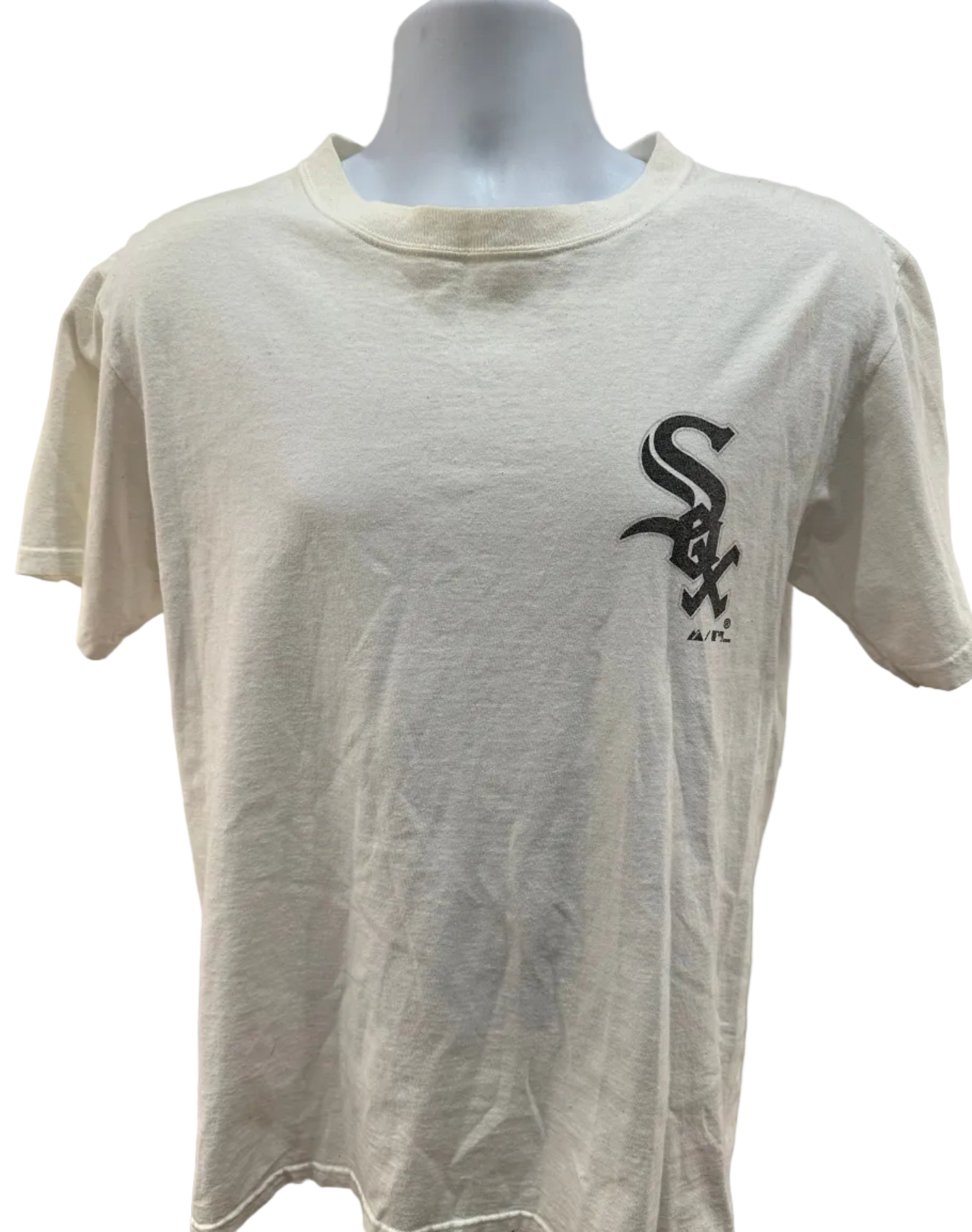 (Men's Medium) 2000s Nick Swisher White Sox Short Sleeve