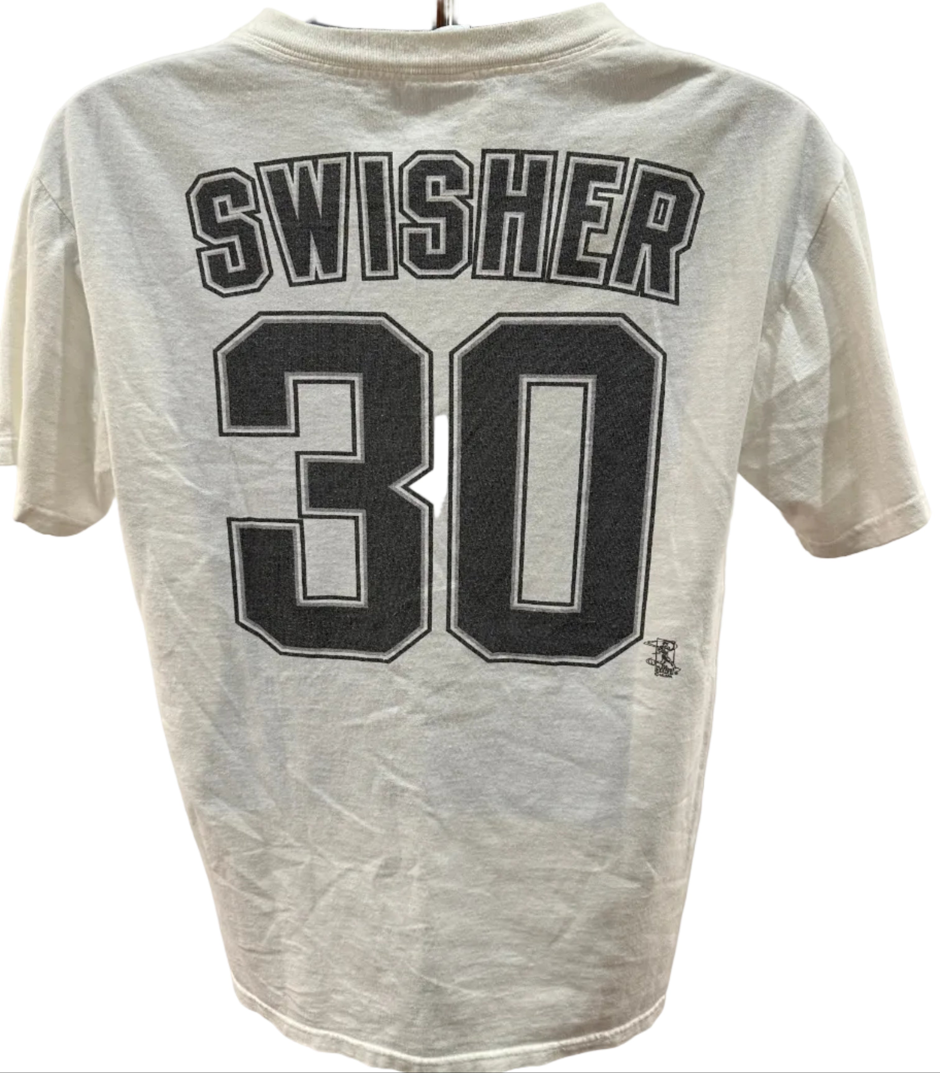 (Men's Medium) 2000s Nick Swisher White Sox Short Sleeve