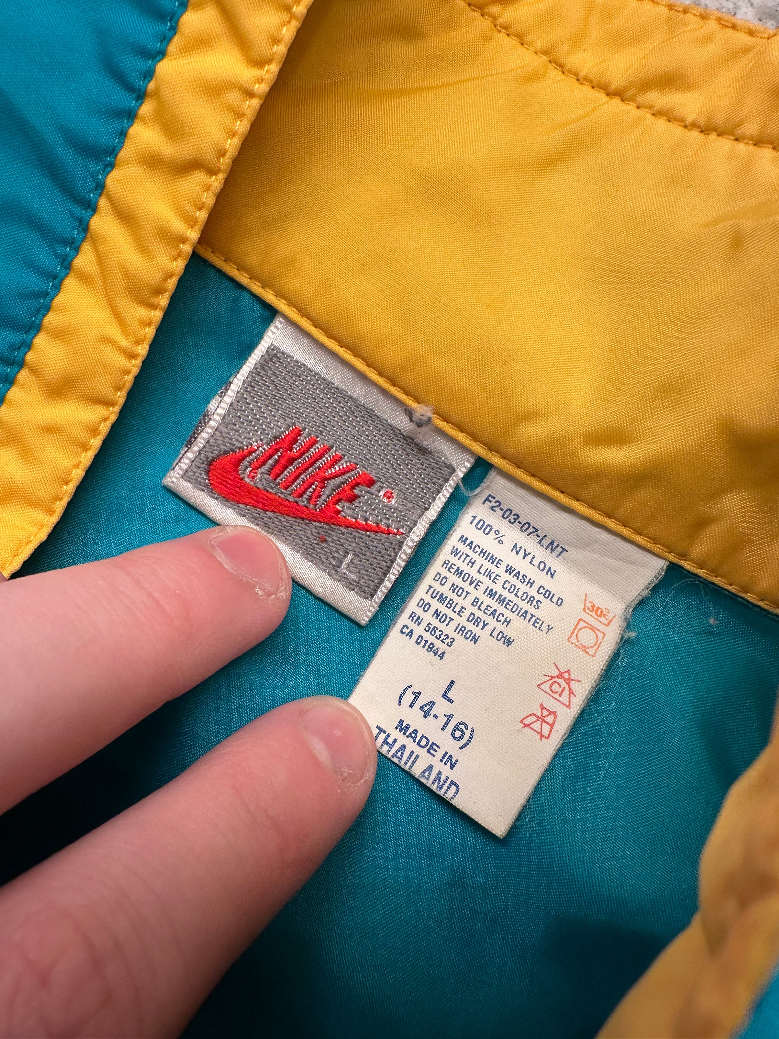 (Kids Large) 90s Nike Color Block Windbreaker