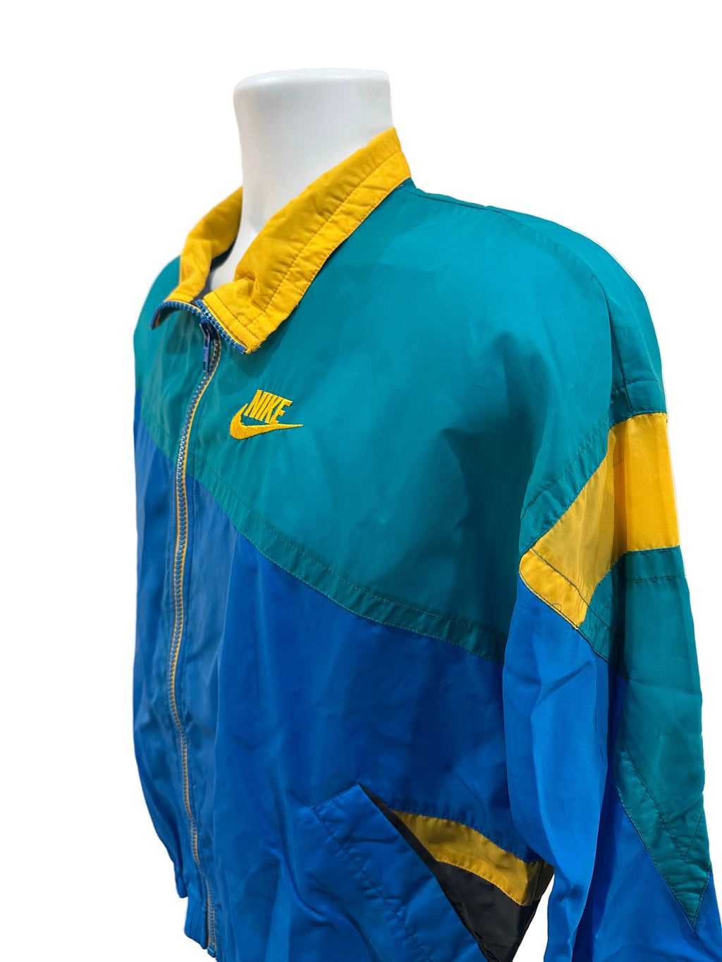 (Kids Large) 90s Nike Color Block Windbreaker