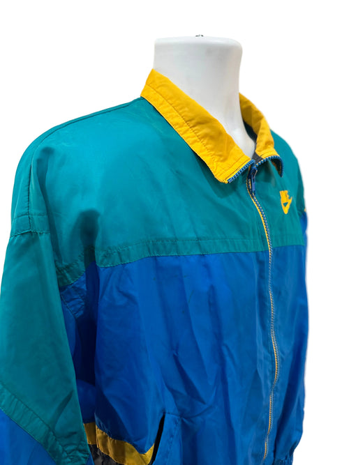 (Kids Large) 90s Nike Color Block Windbreaker