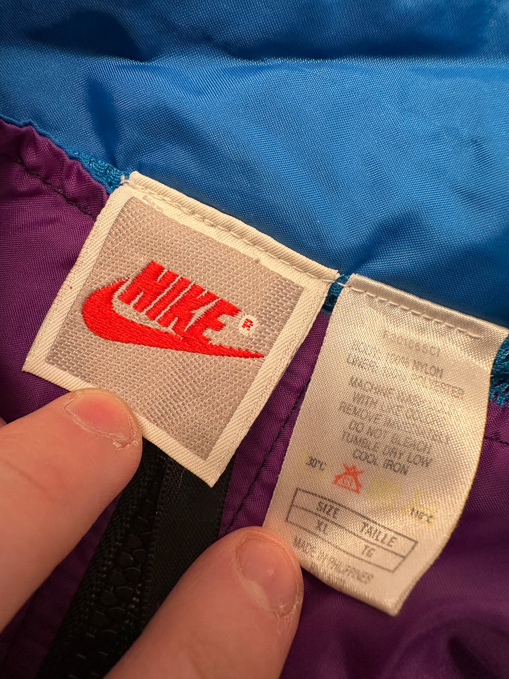 (Men's XL) 90s Nike Color Block Windbreaker