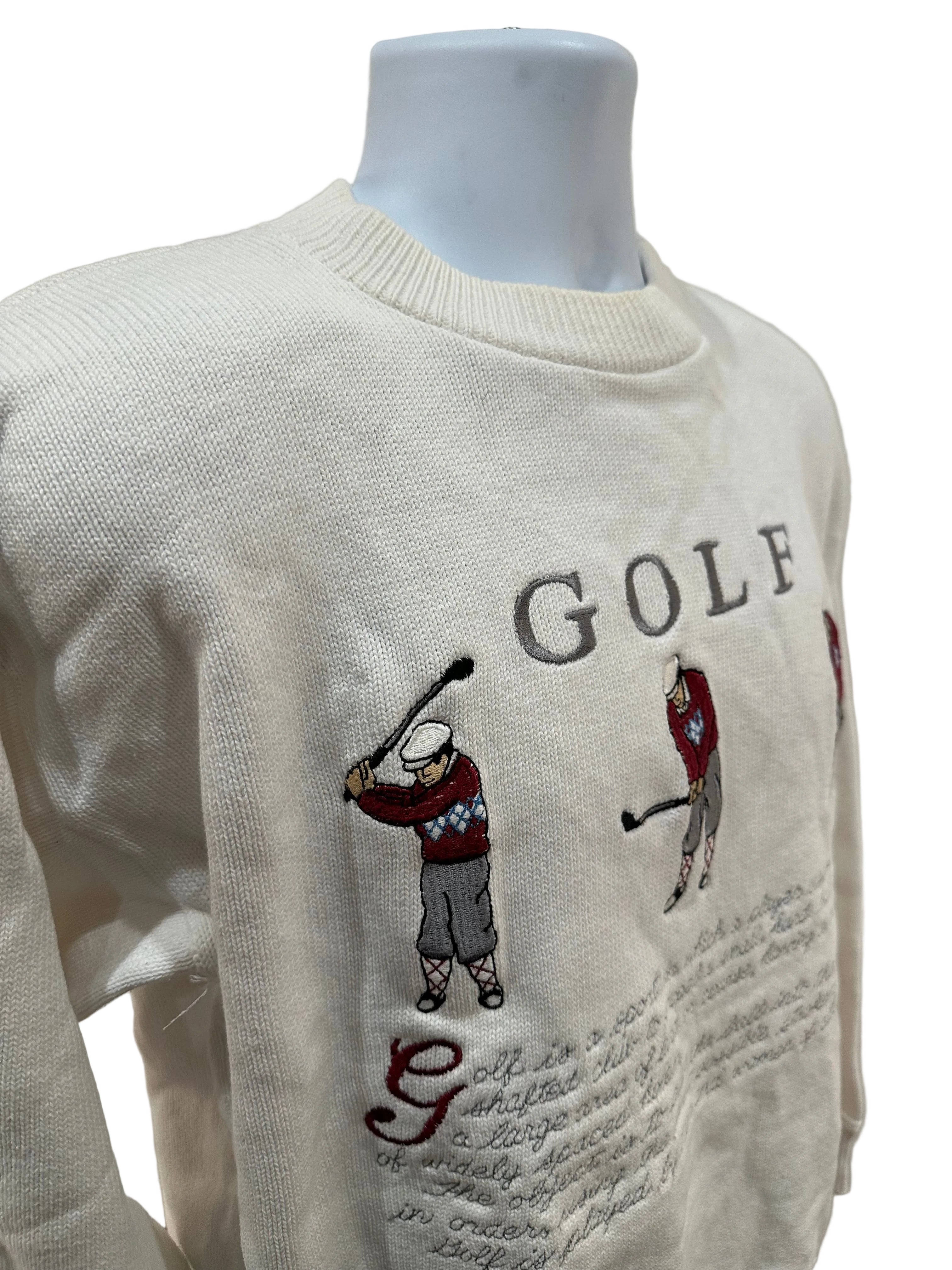 (Men's Large) 90s Golf Definition Sweater