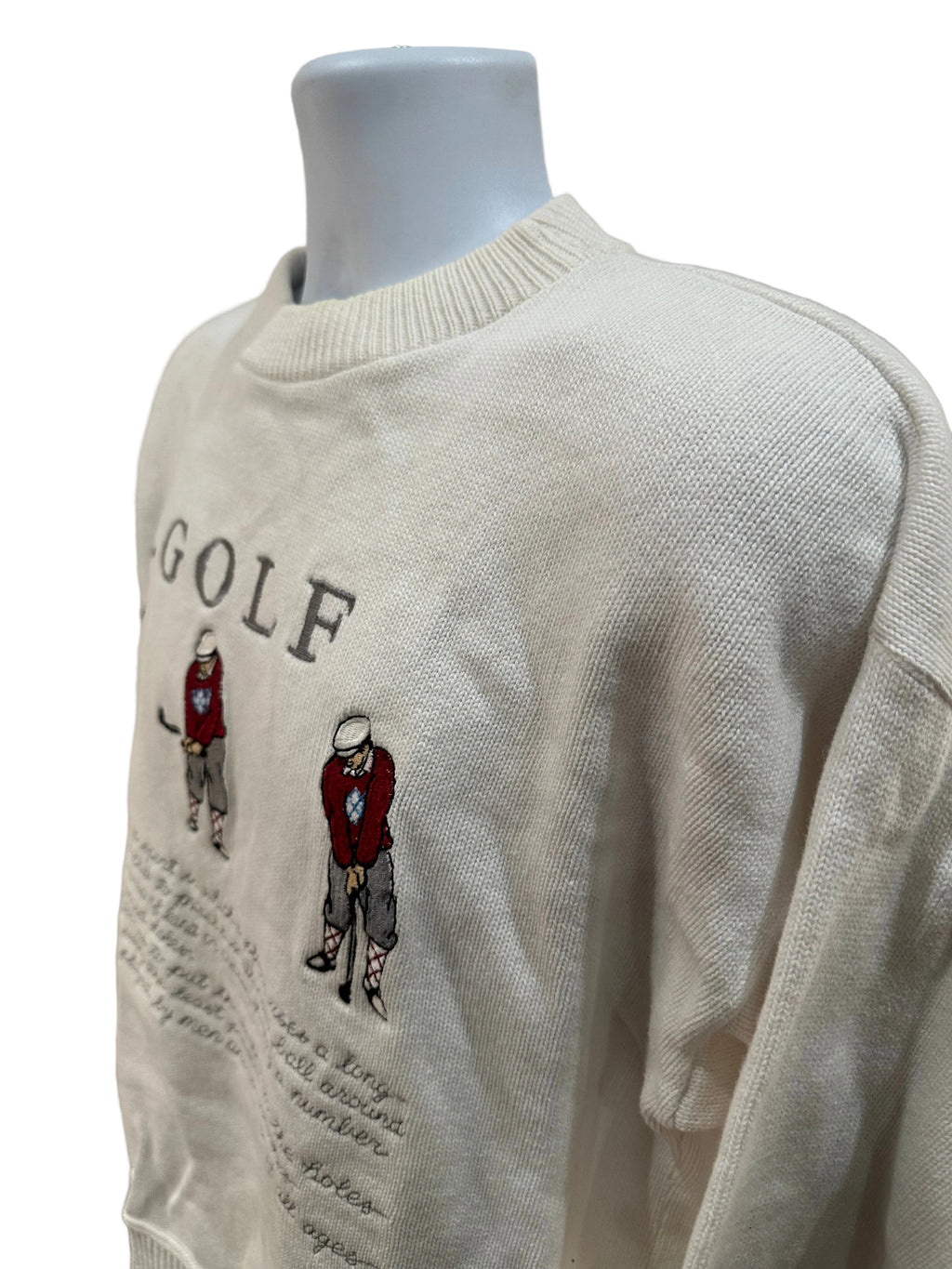 (Men's Large) 90s Golf Definition Sweater