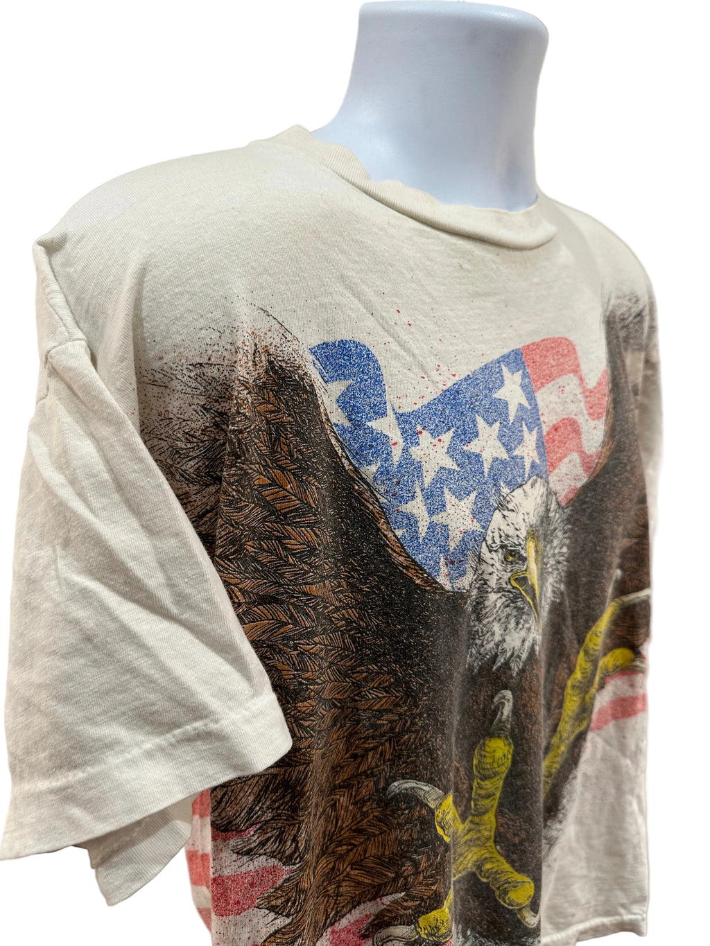 (Men's 2X) 90s USA Eagle AOP
