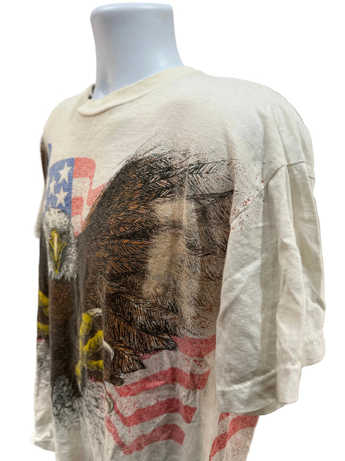 (Men's 2X) 90s USA Eagle AOP