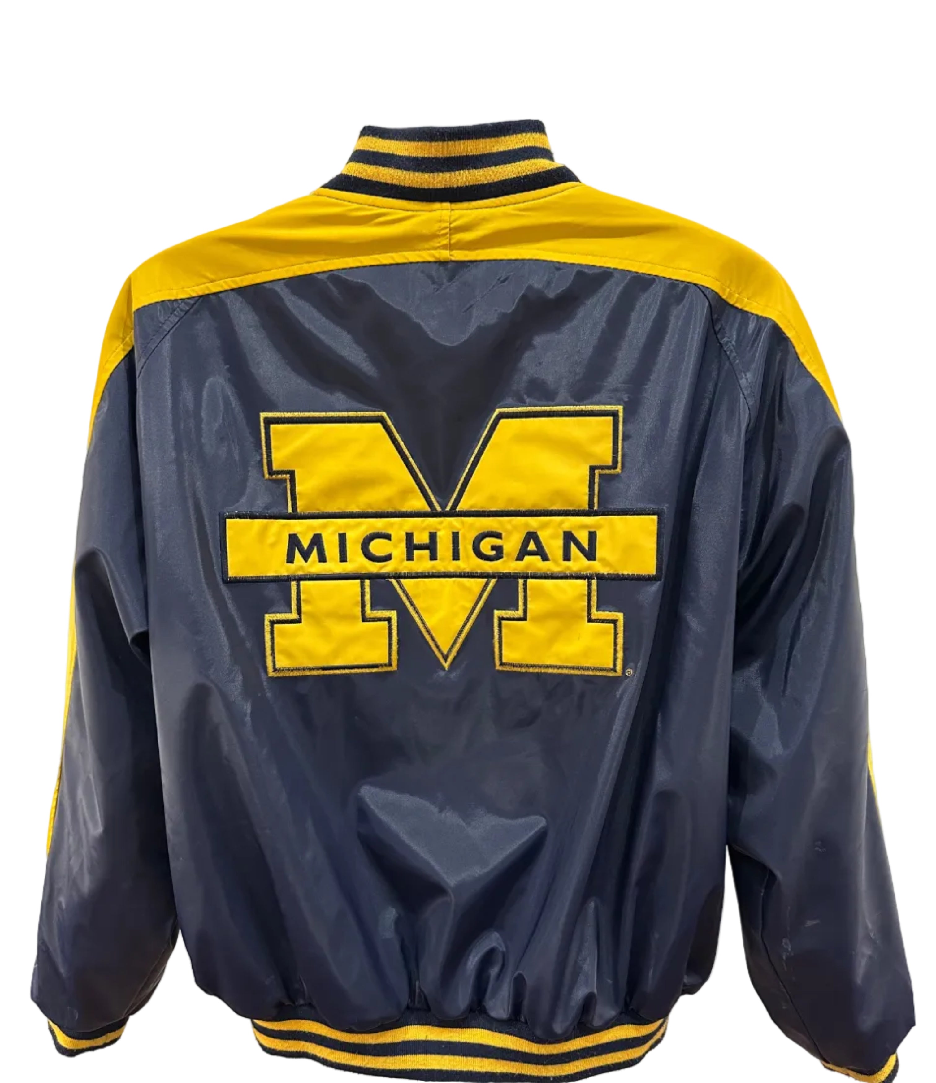 (Men's Large) 90s Michigan Wolverines Varsity Jacket