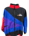 (Mens XL) 90s Nascar Colorblock Windbreaker Zip Up Jacket