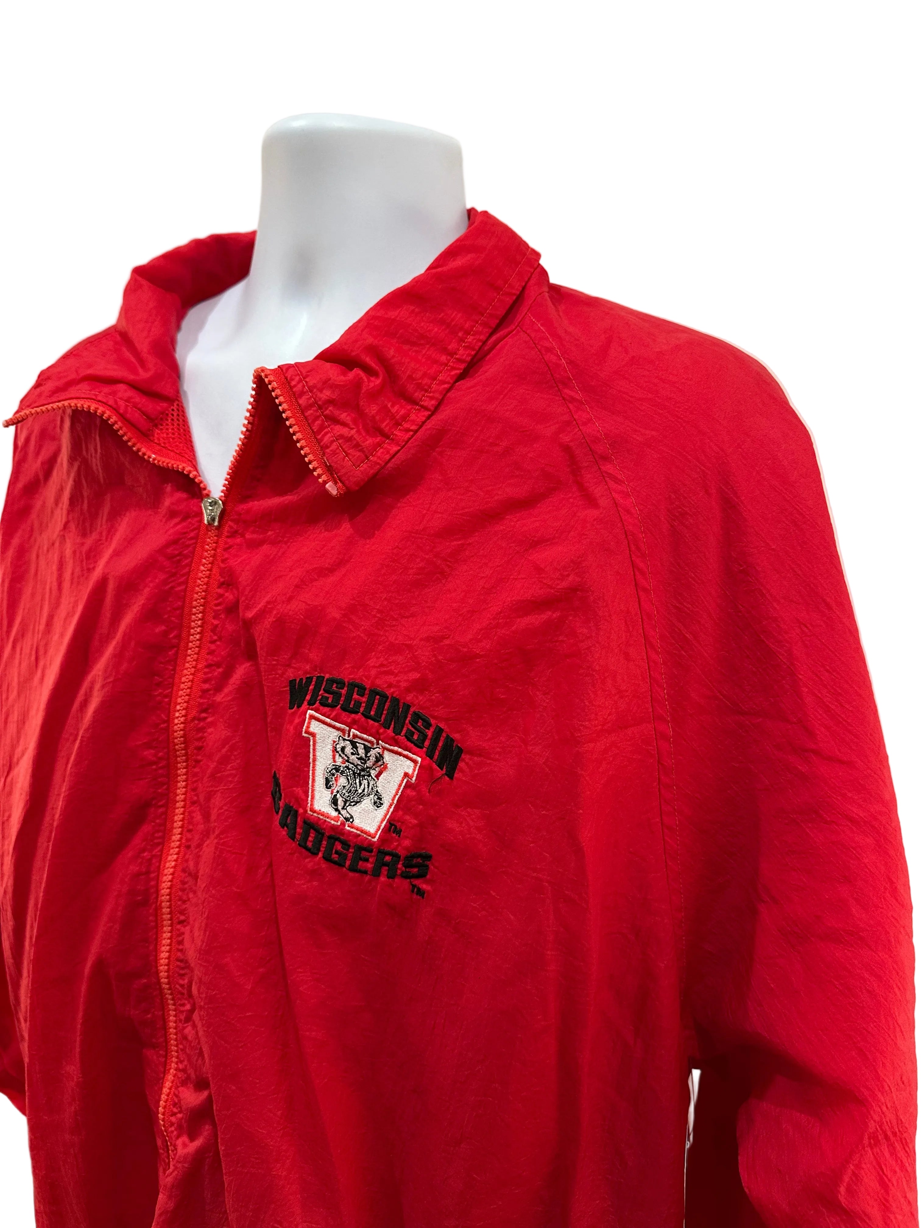 (Mens XL) Logo 7 Wisconsin Badgers Windbreaker Jacket