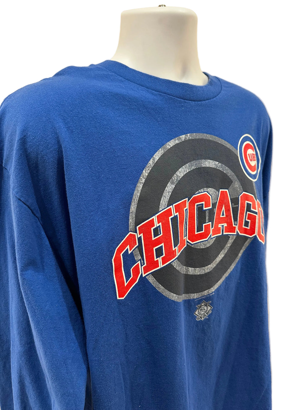 (Men's XL) 2000s Chicago Cubs Long Sleeve