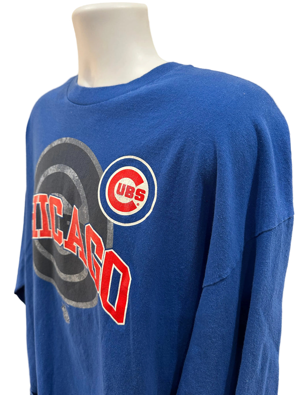 (Men's XL) 2000s Chicago Cubs Long Sleeve