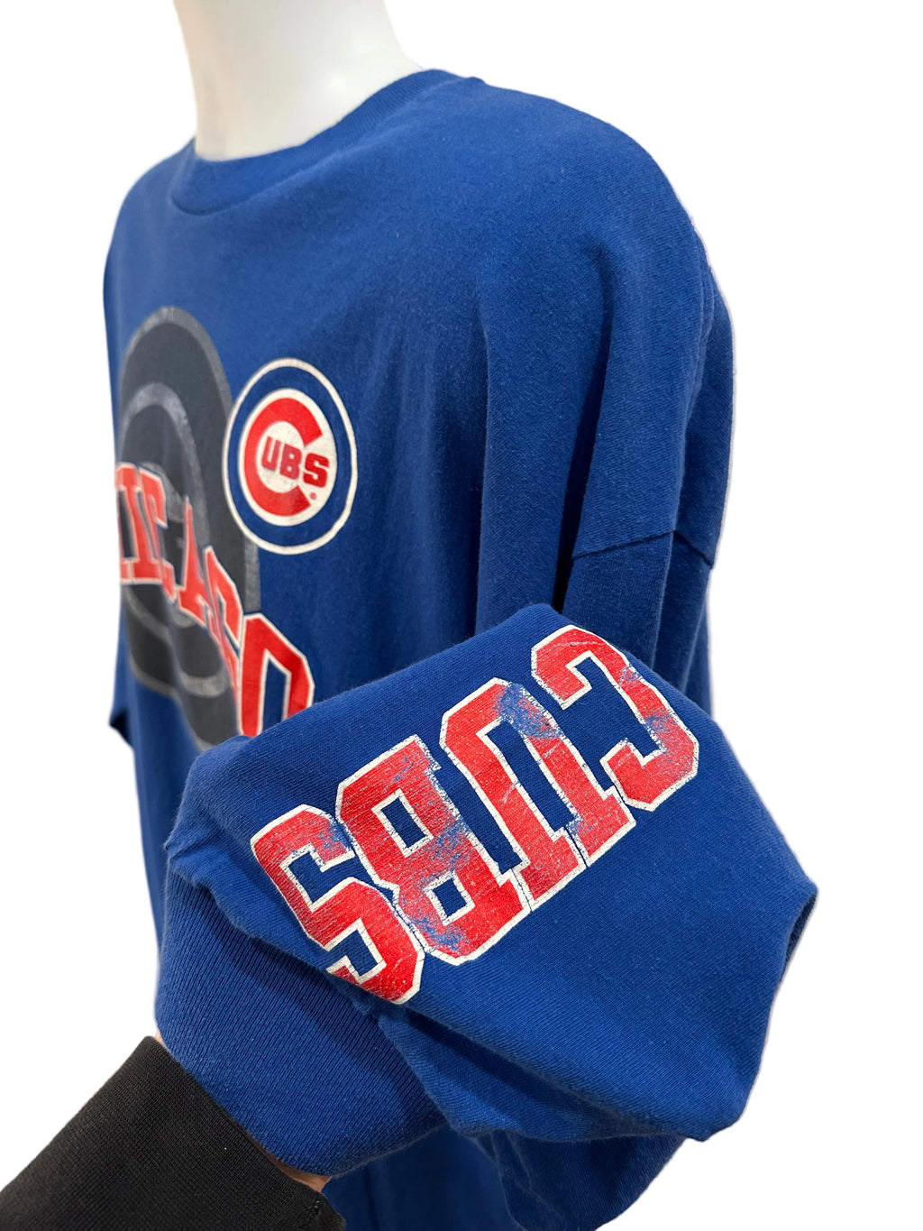 (Men's XL) 2000s Chicago Cubs Long Sleeve