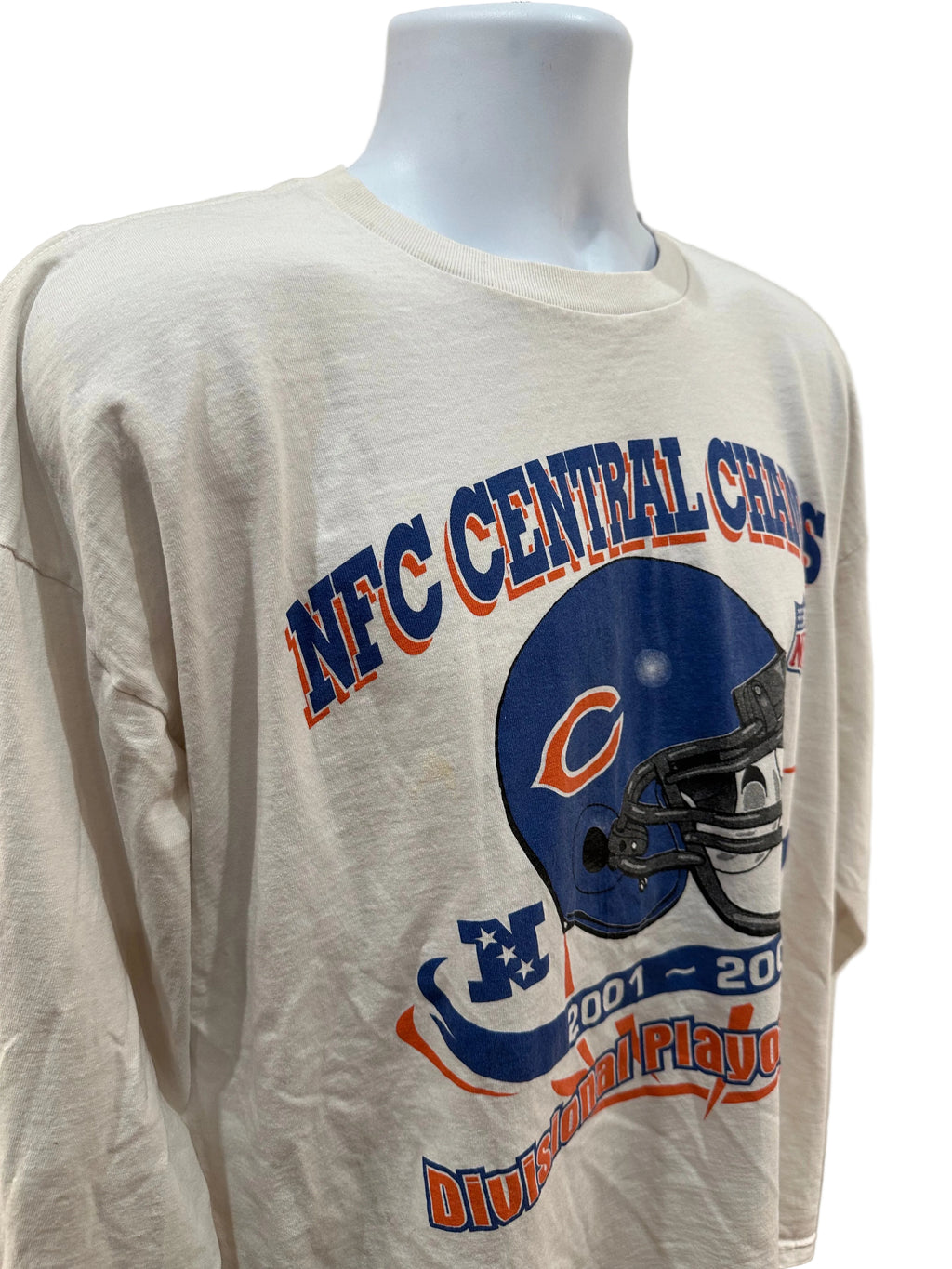 (Men's 2X) 2002 Chicago Bears NFC Champs Long Sleeve