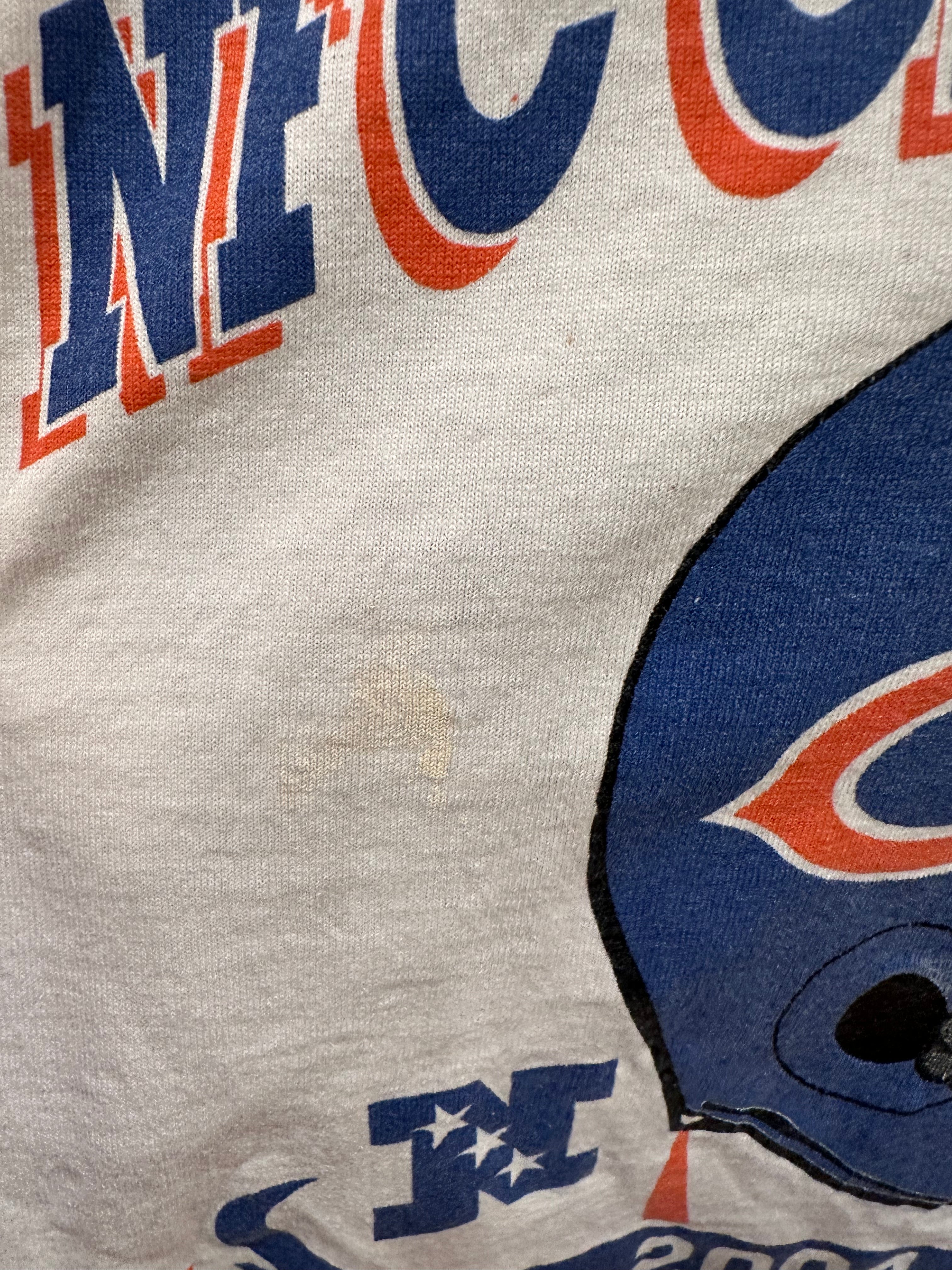 (Men's 2X) 2002 Chicago Bears NFC Champs Long Sleeve