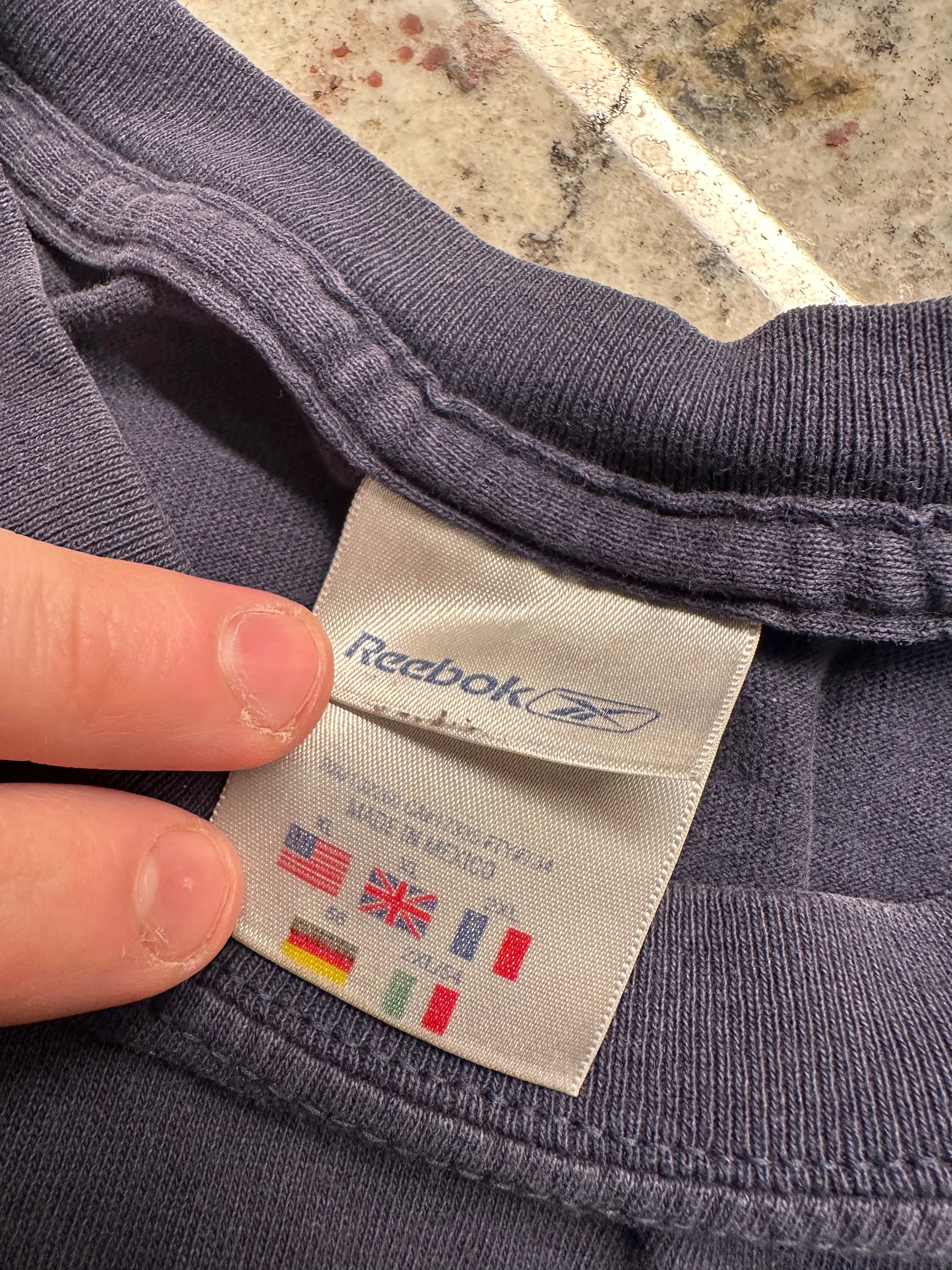 (Men's XL) 2000s Reebok Logo Short Sleeve