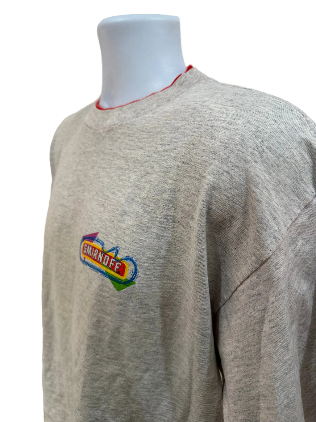 (Men's XL) 90s Smirnoff Promo Double Sleeve/Collar