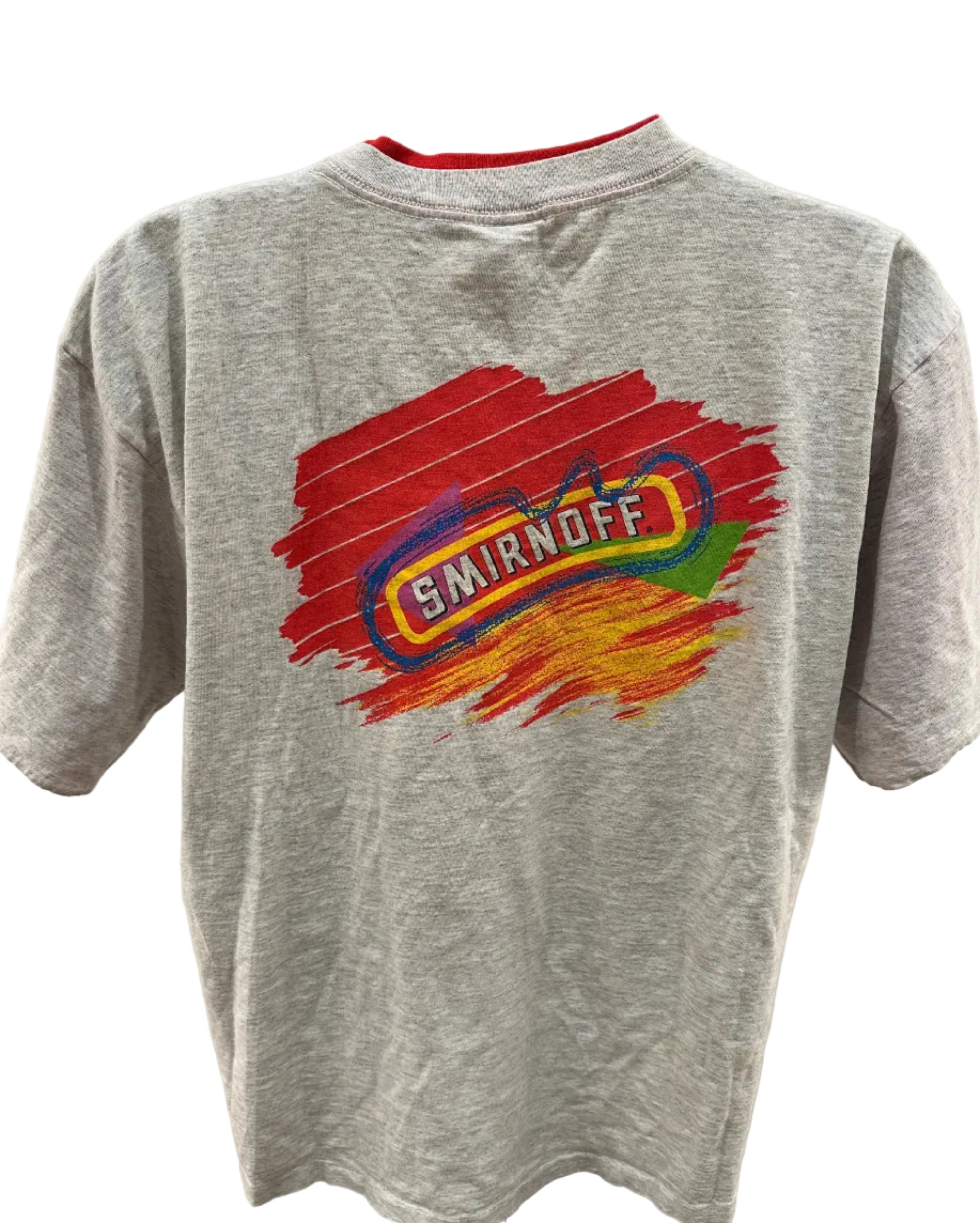 (Men's XL) 90s Smirnoff Promo Double Sleeve/Collar