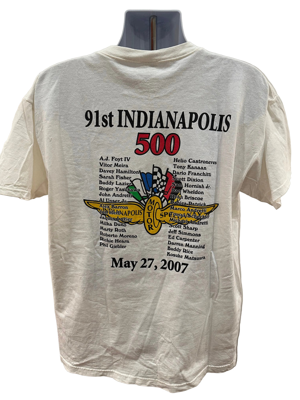 (Men's XL) 2007 Indy 500 Short Sleeve