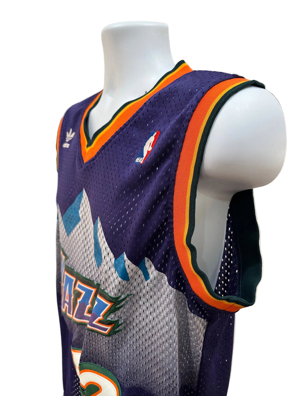 (Men's Medium) John Stockton Utah Jazz Throwback Jersey