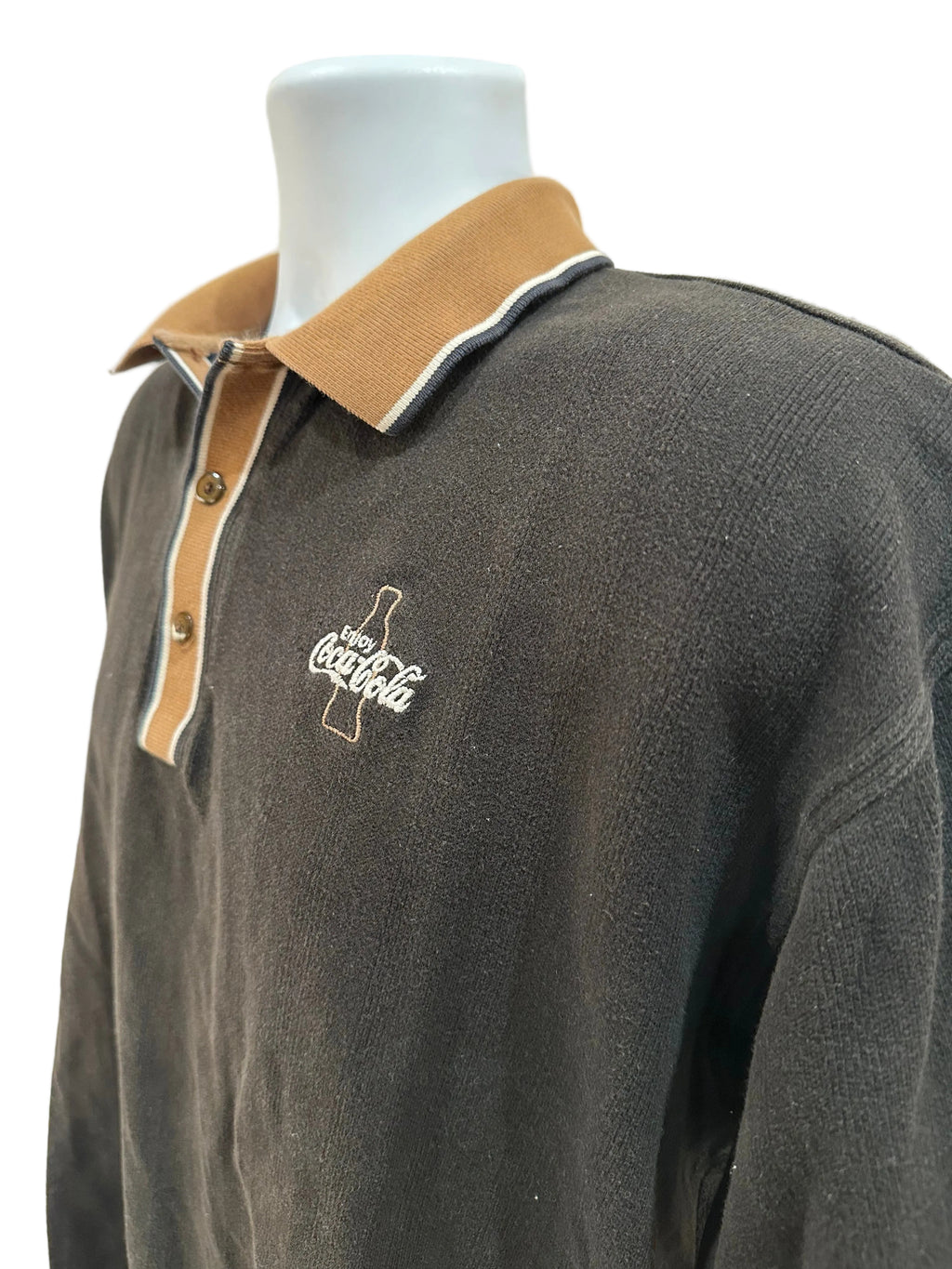 (Men's Large) 2000s Enjoy A Coke Polo