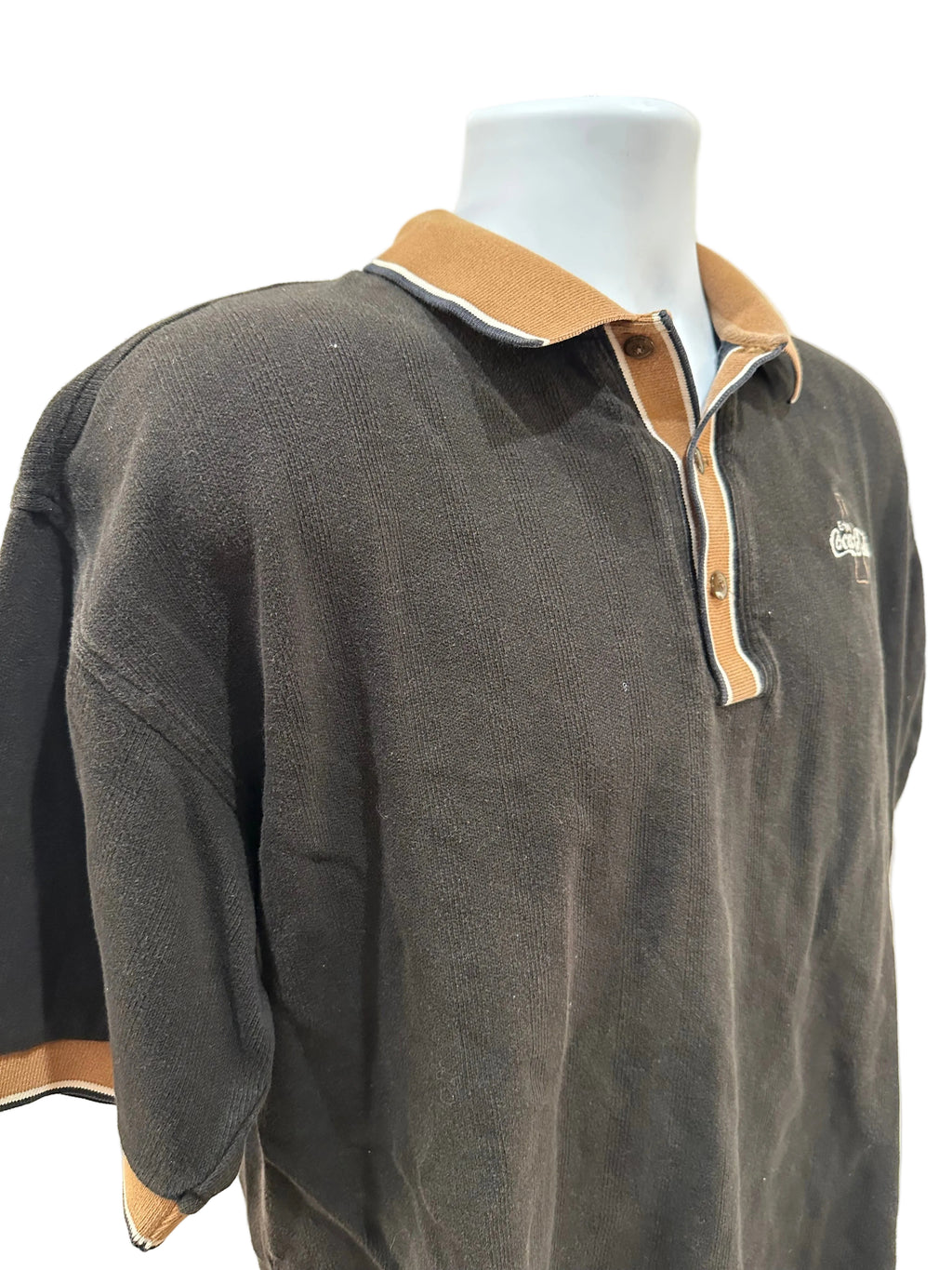 (Men's Large) 2000s Enjoy A Coke Polo