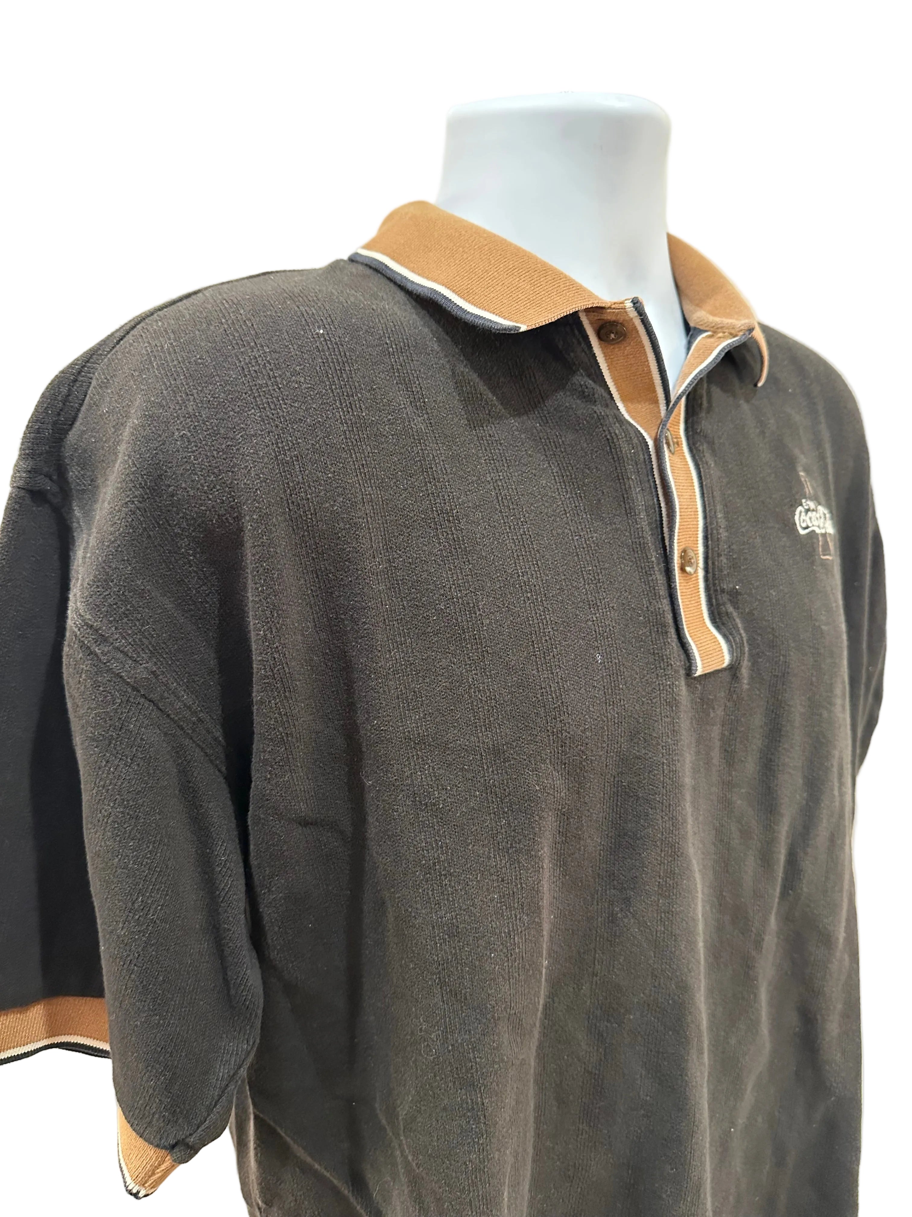 (Men's Large) 2000s Enjoy A Coke Polo