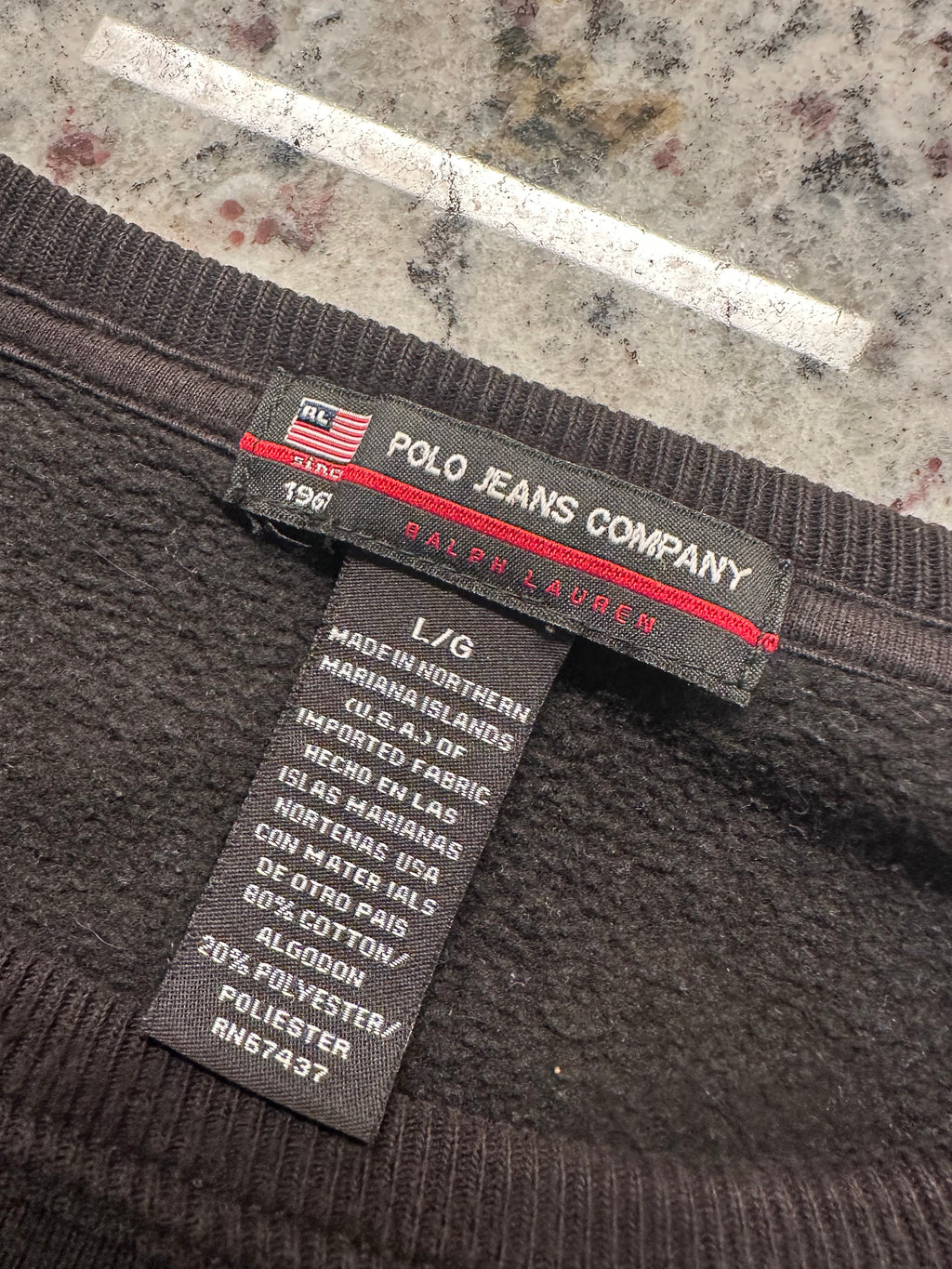 (Men's Large) 90s Polo Jeans Crewneck